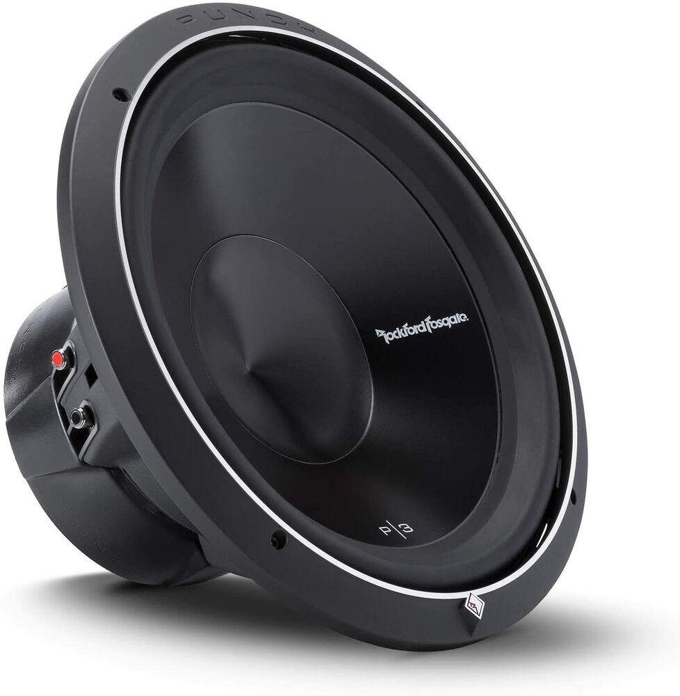 978x1000 Open Box Fosgate P3D2 151200W 15 Punch P3 Series Dual 2 Ohm Car Subwoofer (Newest Model)