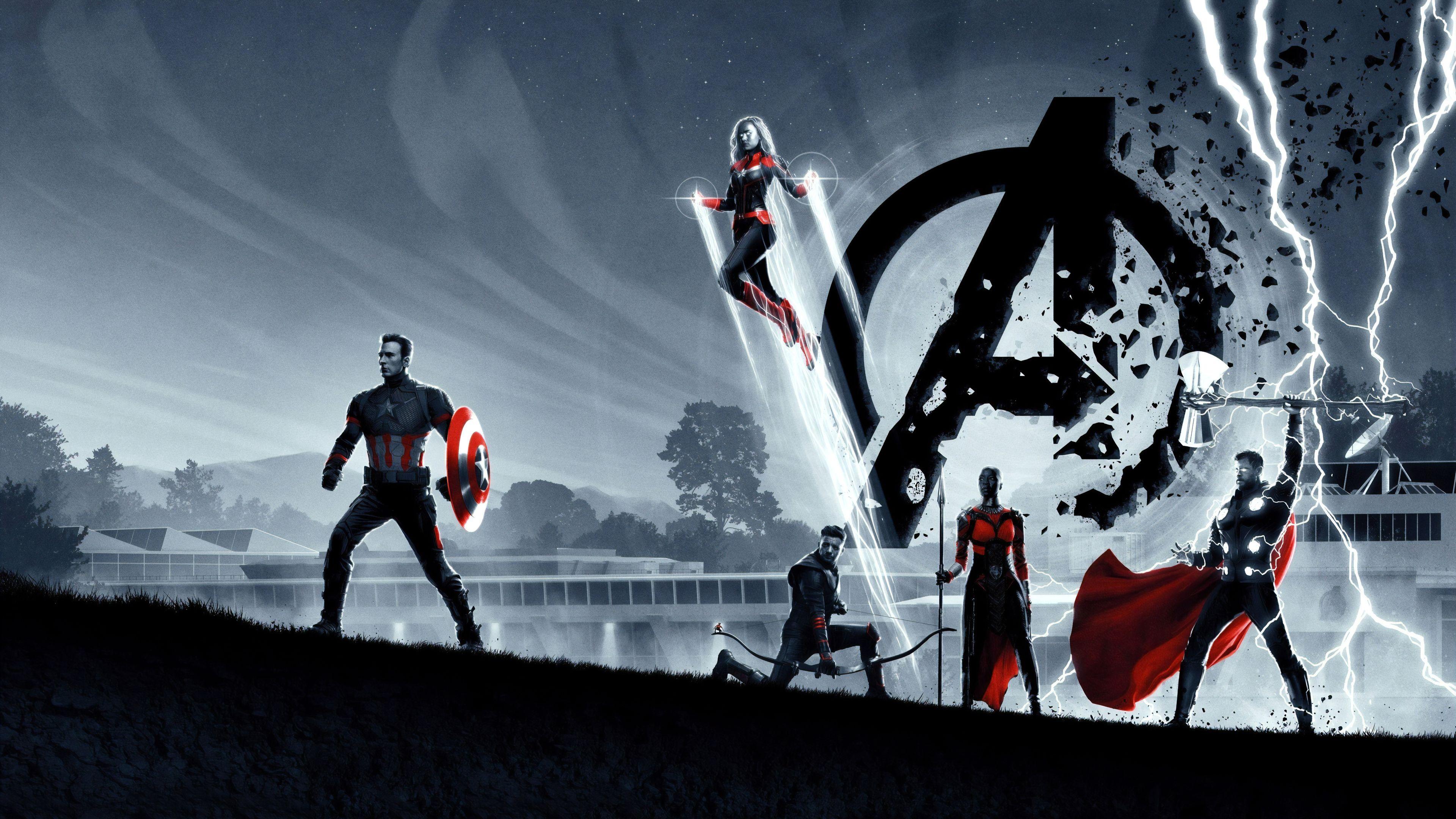 3840x2160 Marvel HQ Wallpaper