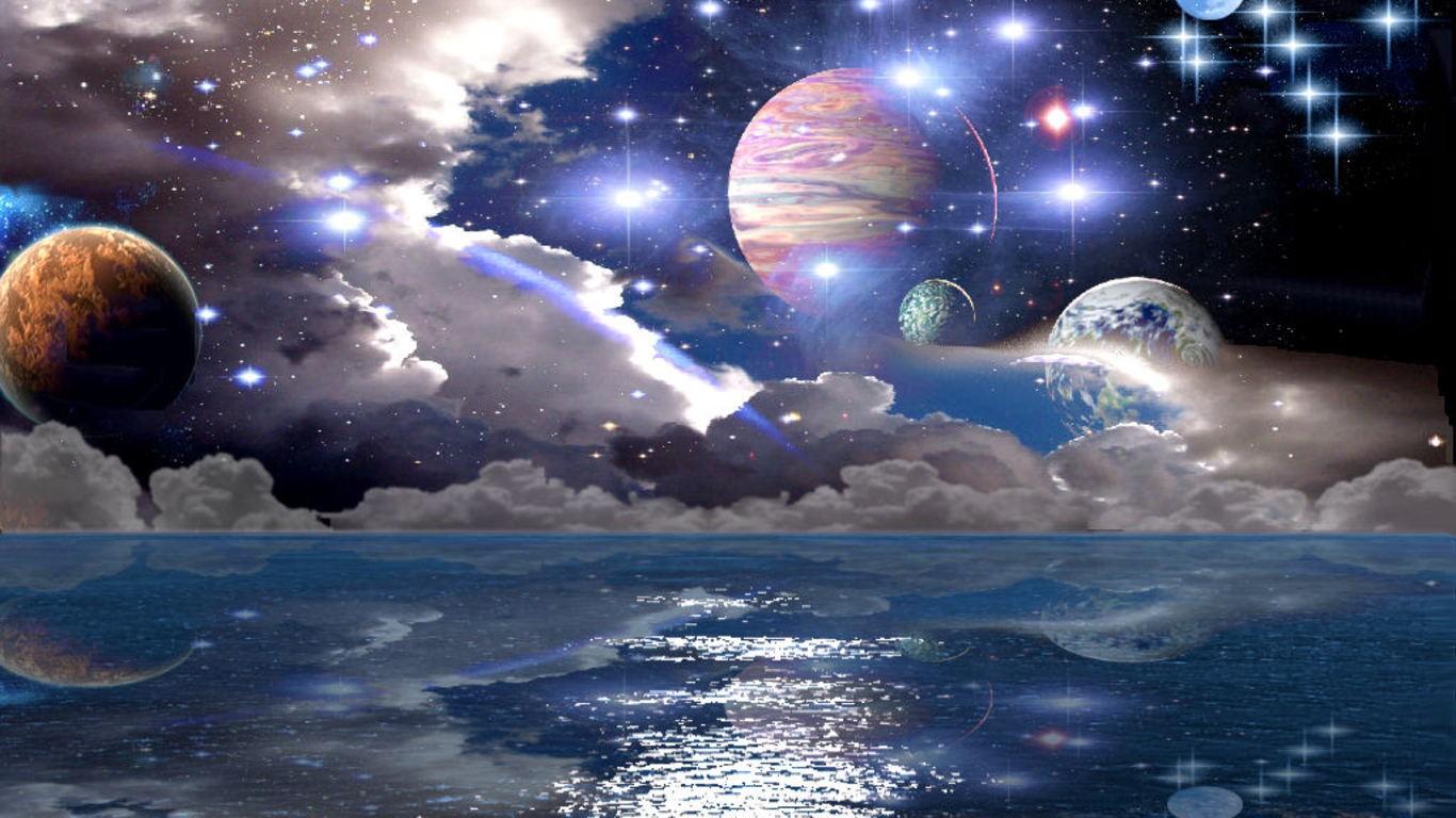 1366x768 Free download Space Stars And Planets Wallpaper Desktop Wallpaper Collection [1366x768] for your Desktop, Mobile & Tablet. Explore Outer Planets Wallpaper. Outer Planets Wallpaper, Outer Space Wallpaper Planets, Planets Wallpaper