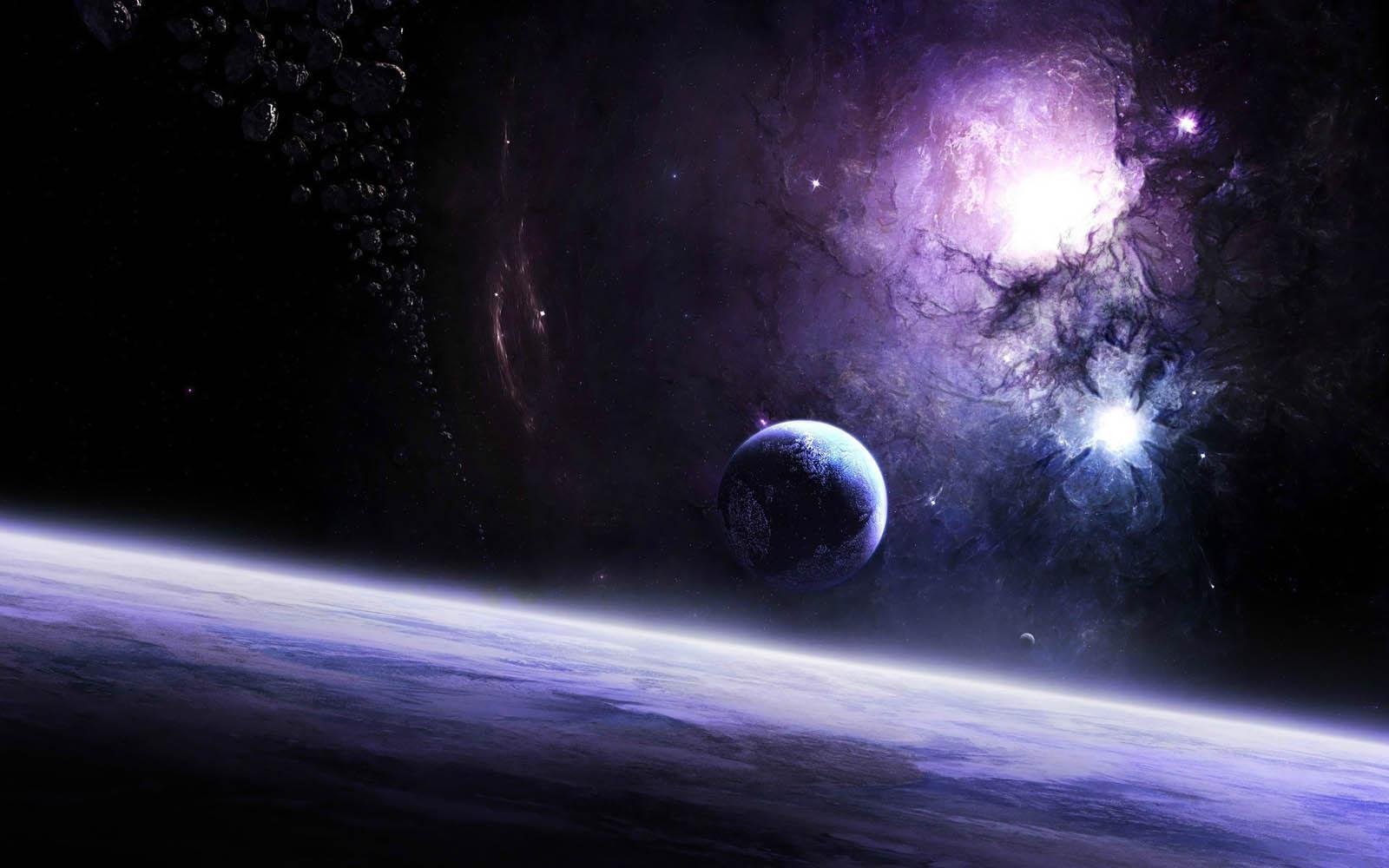 1600x1000 Best Wallpaper: Planets In Space Wallpaper