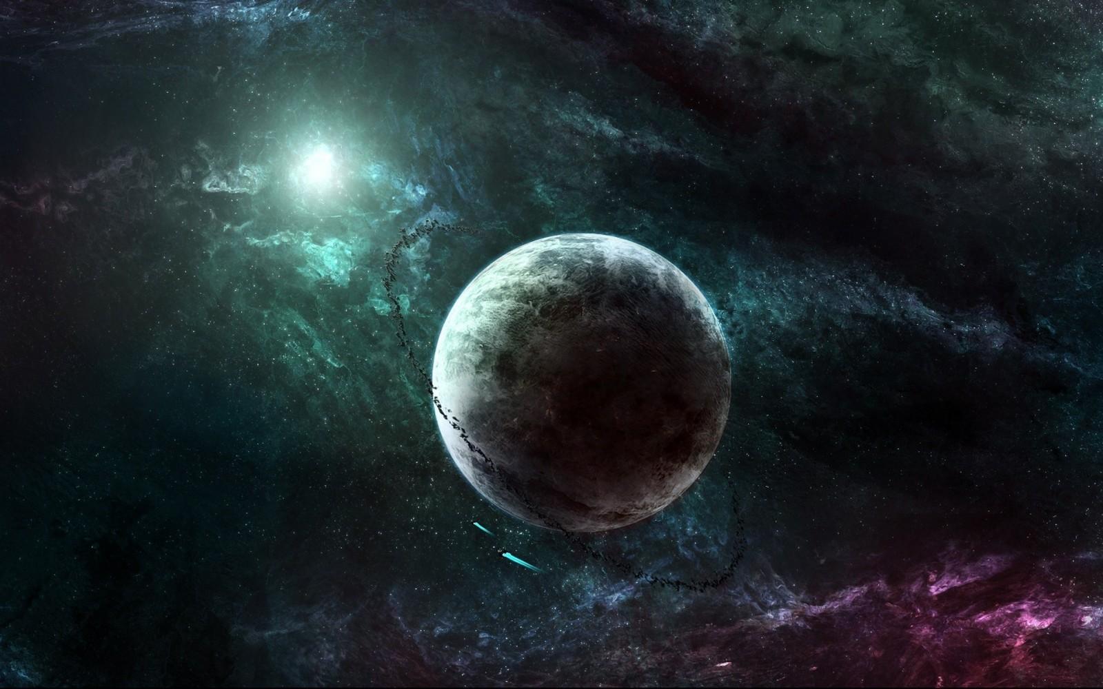 1600x1000 digital art, galaxy, planet, space, space art, nebula, moonlight, spaceship, atmosphere, universe, astronomy, darkness, screenshot, computer wallpaper, outer space, astronomical object High quality walls