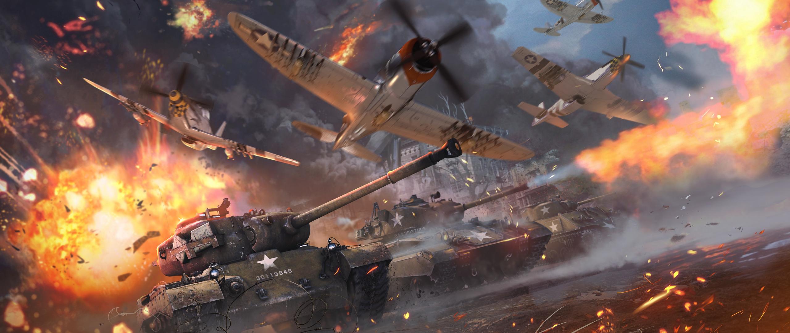 2560x1080 Download 2560x1080 wallpaper war thunder, video game, military, tanks, aircrafts, dual wide, widescreen, 2560x1080 HD image, background, 521