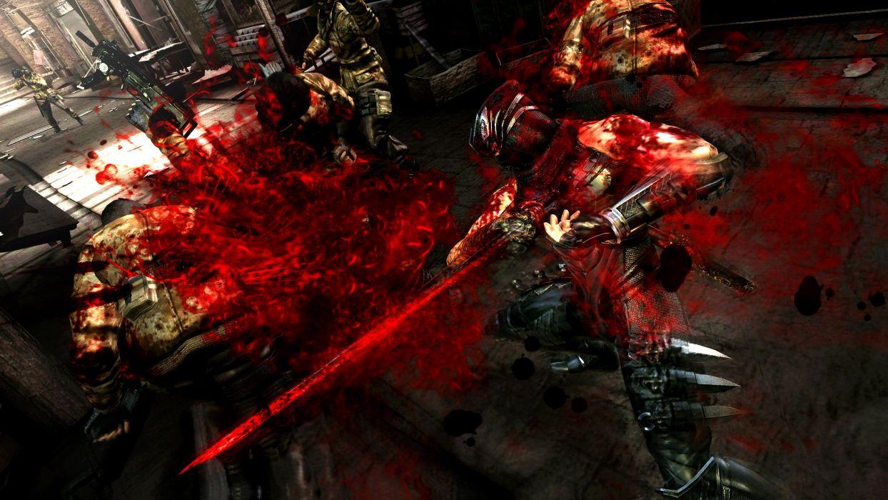 1244x700 NINJA GAIDEN fantasy anime warrior weapon sword battle blood d wallpaperx1080