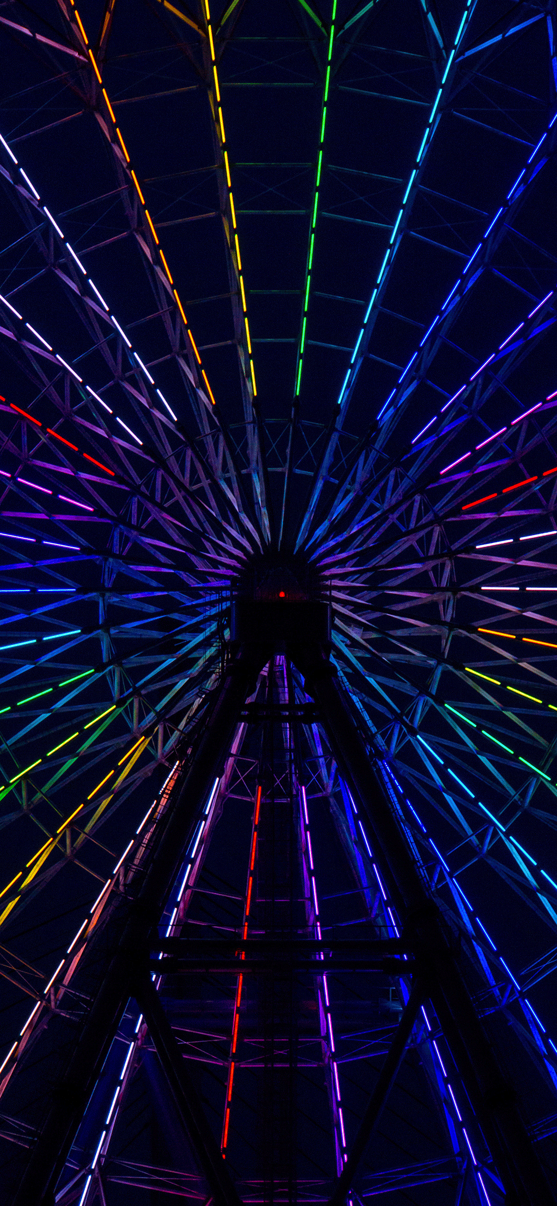 1125x2436 Neon 4k iPhone Wallpaper