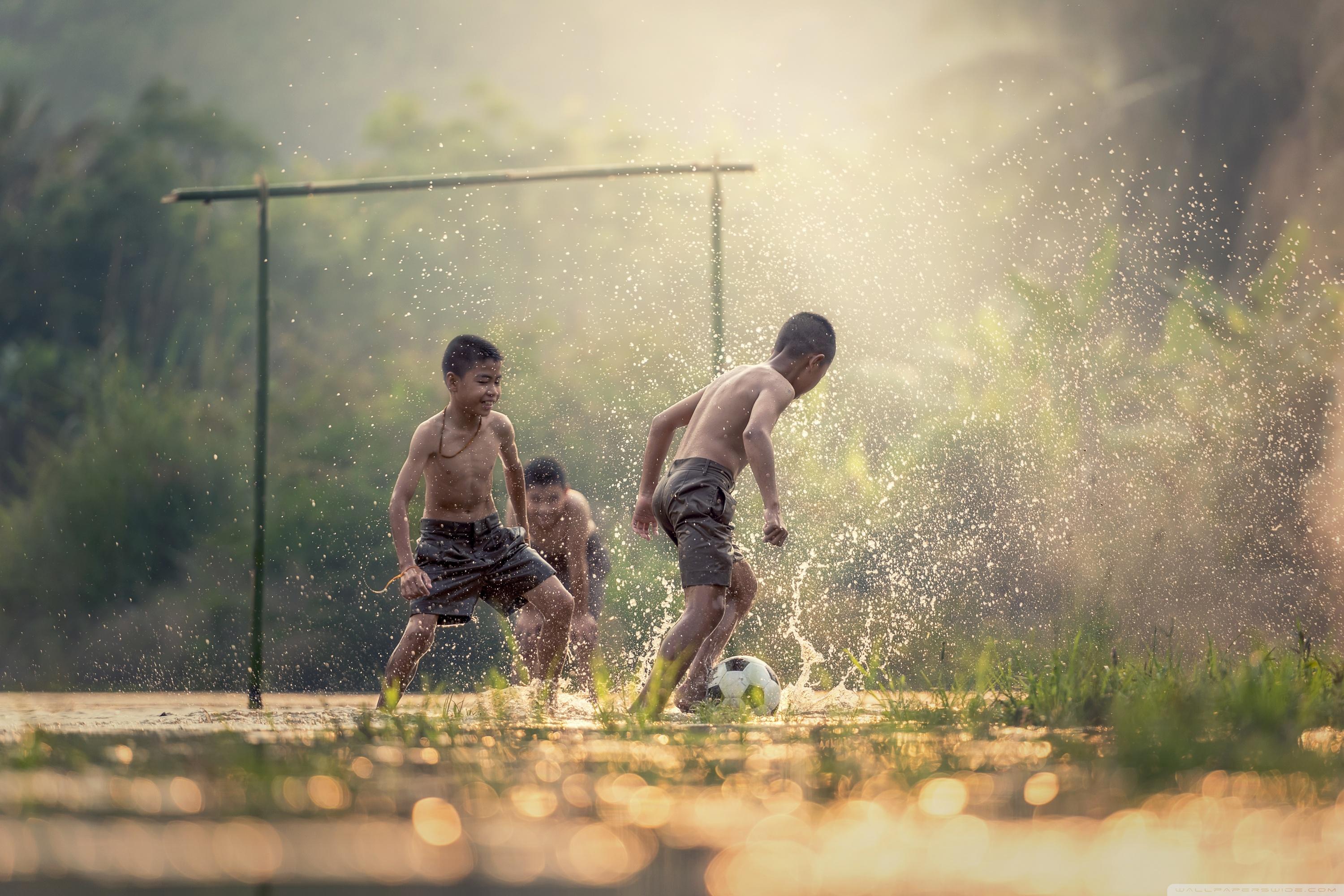 3000x2000 Asian Kids Playing Soccer Ultra HD Desktop Background Wallpaper for 4K UHD TV : Widescreen & UltraWide Desktop & Laptop : Multi Display, Dual Monitor : Tablet