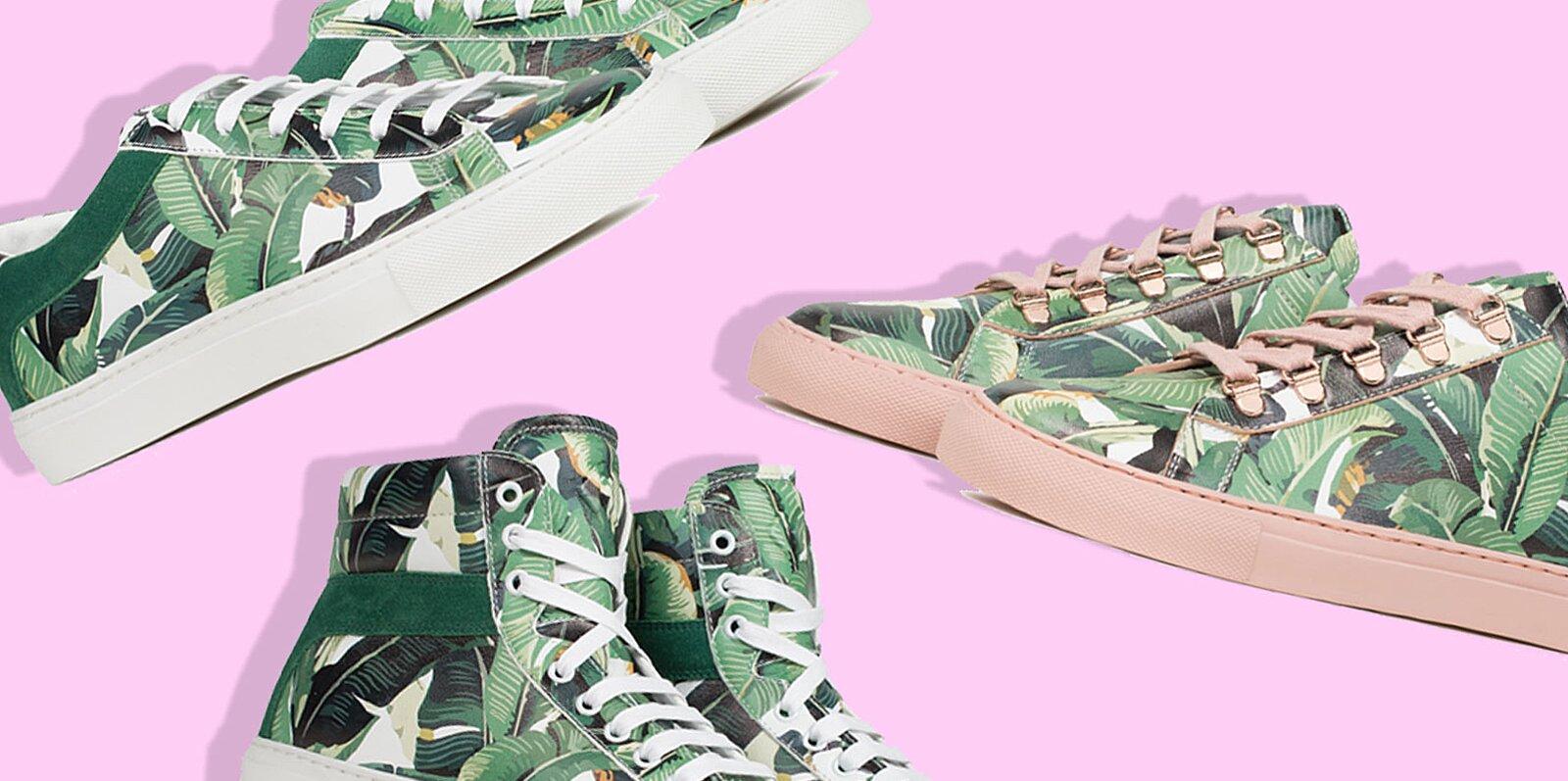 1600x797 The Beverly Hills Hotel's Iconic Banana Leaf Wallpaper Is Now A Sneaker. Travel + Leisure