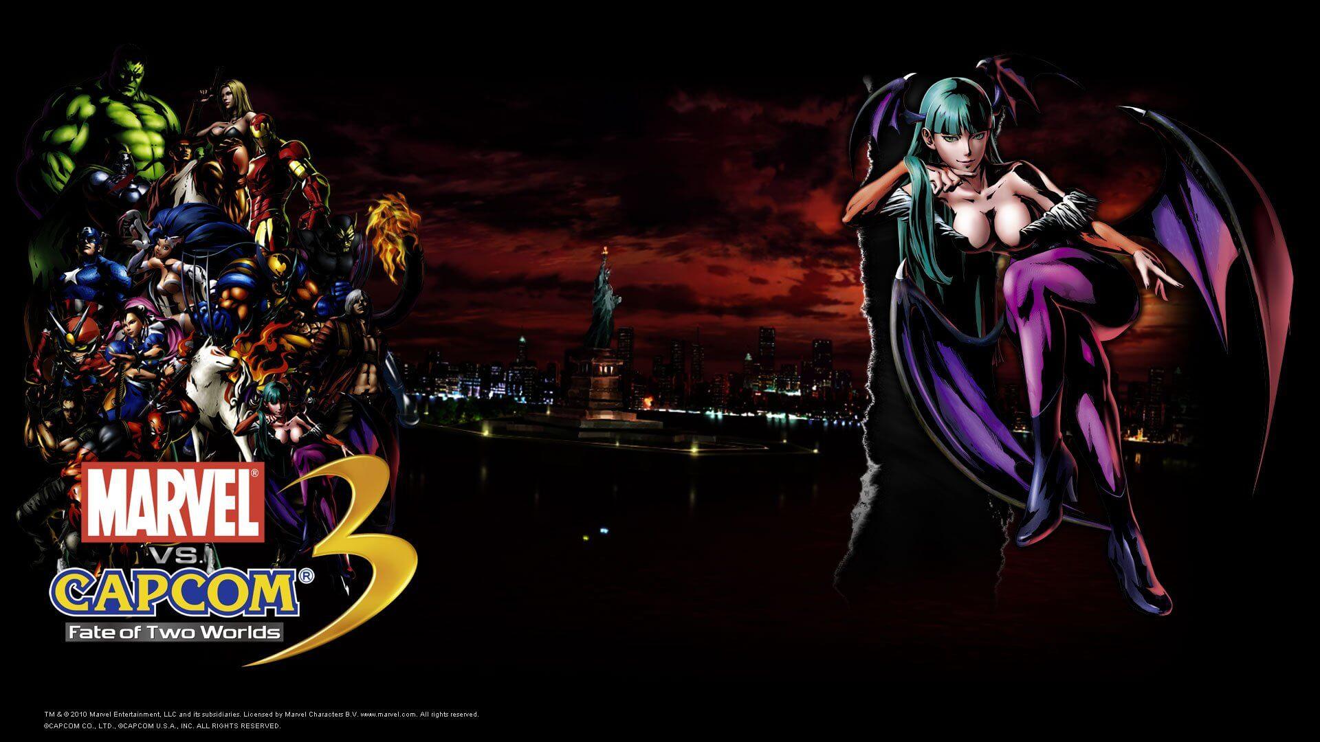 1920x1080 Marvel vs Capcom Morrigan HD Wallpaper • GamePhD