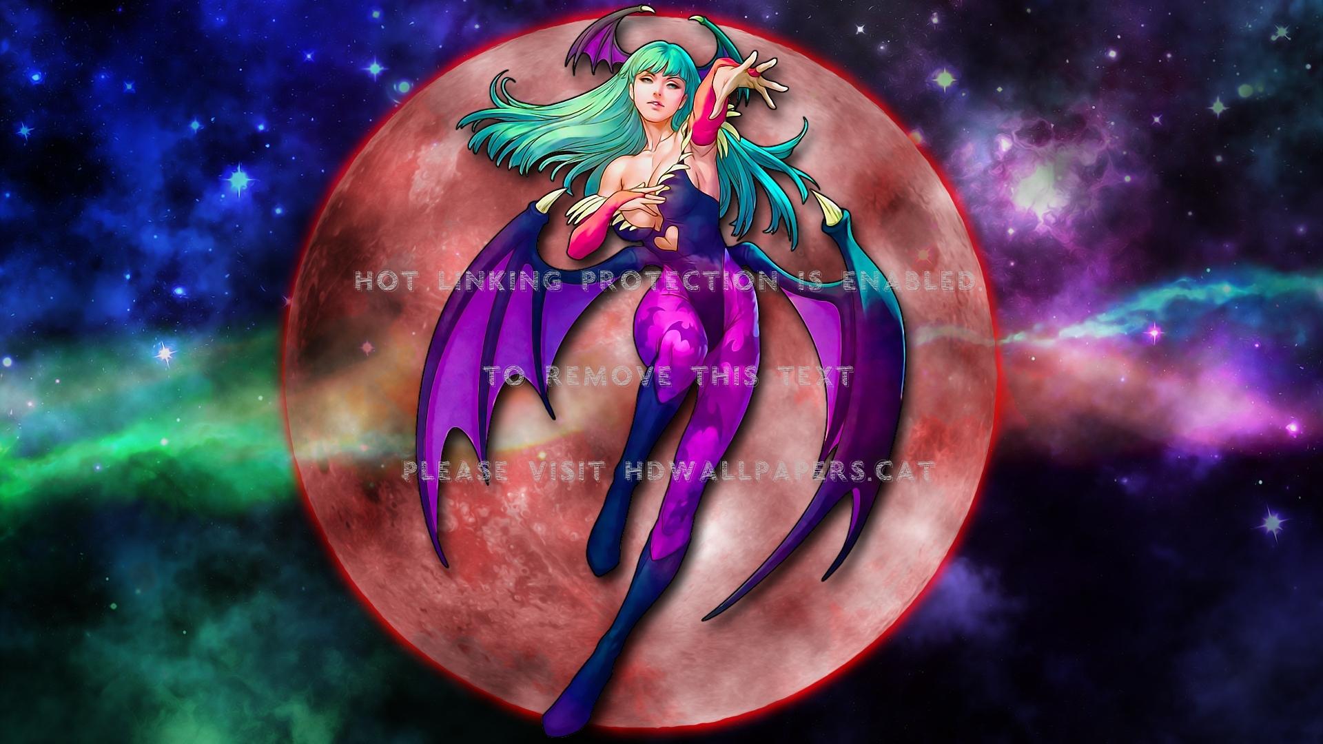 1920x1080 morrigan capcom darkstalkers aensland mvc3