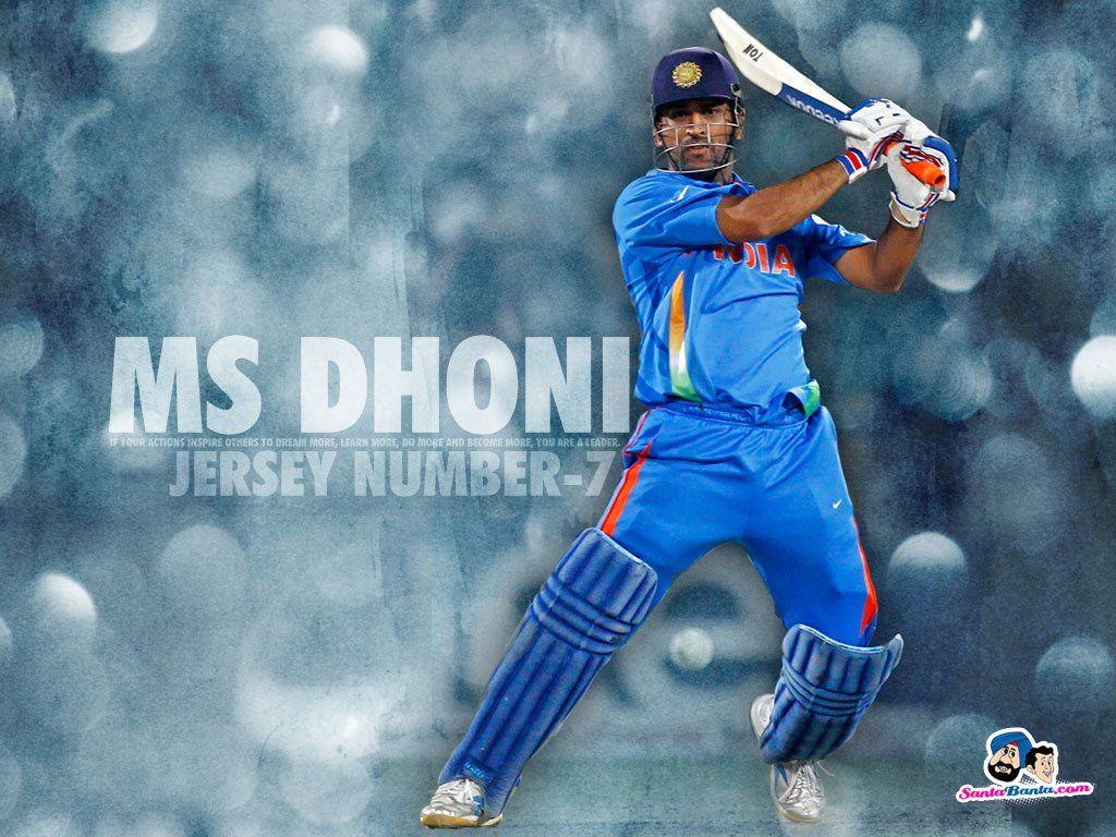 1024x768 Ms Dhoni Wallpaper