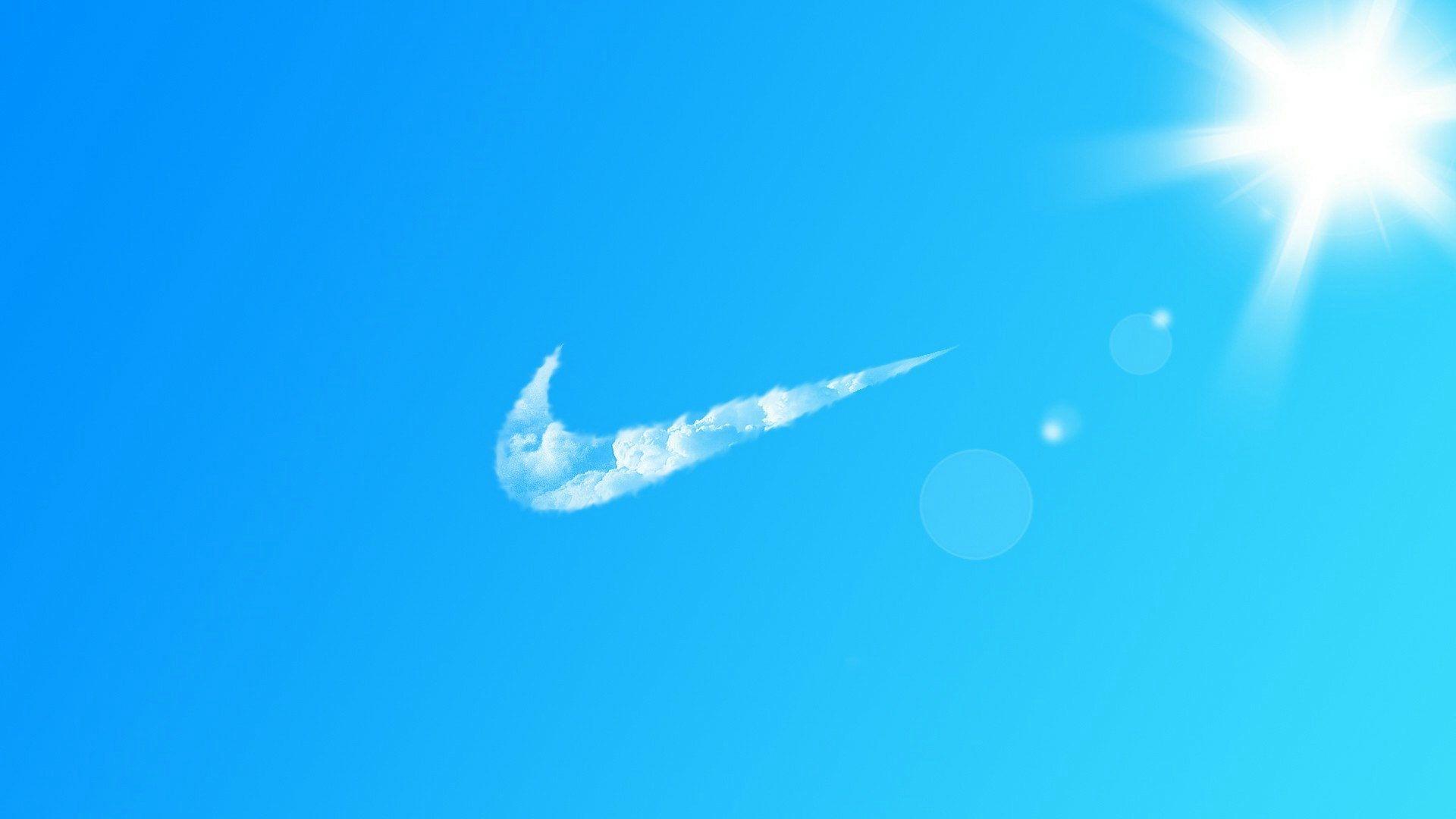 1920x1080 Blue Nike Wallpaper