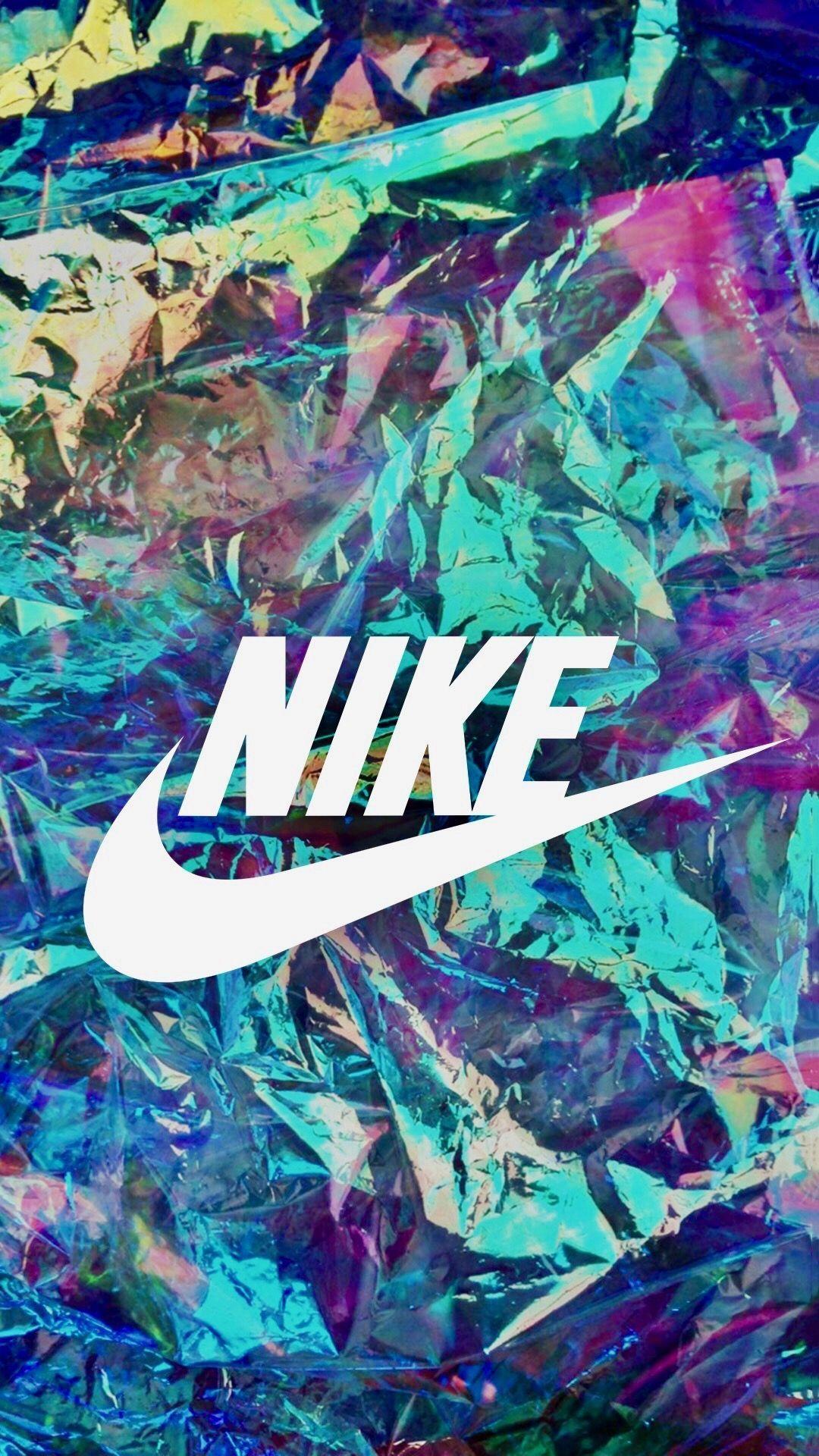 1080x1920 Cute Nike Blue Wallpaper