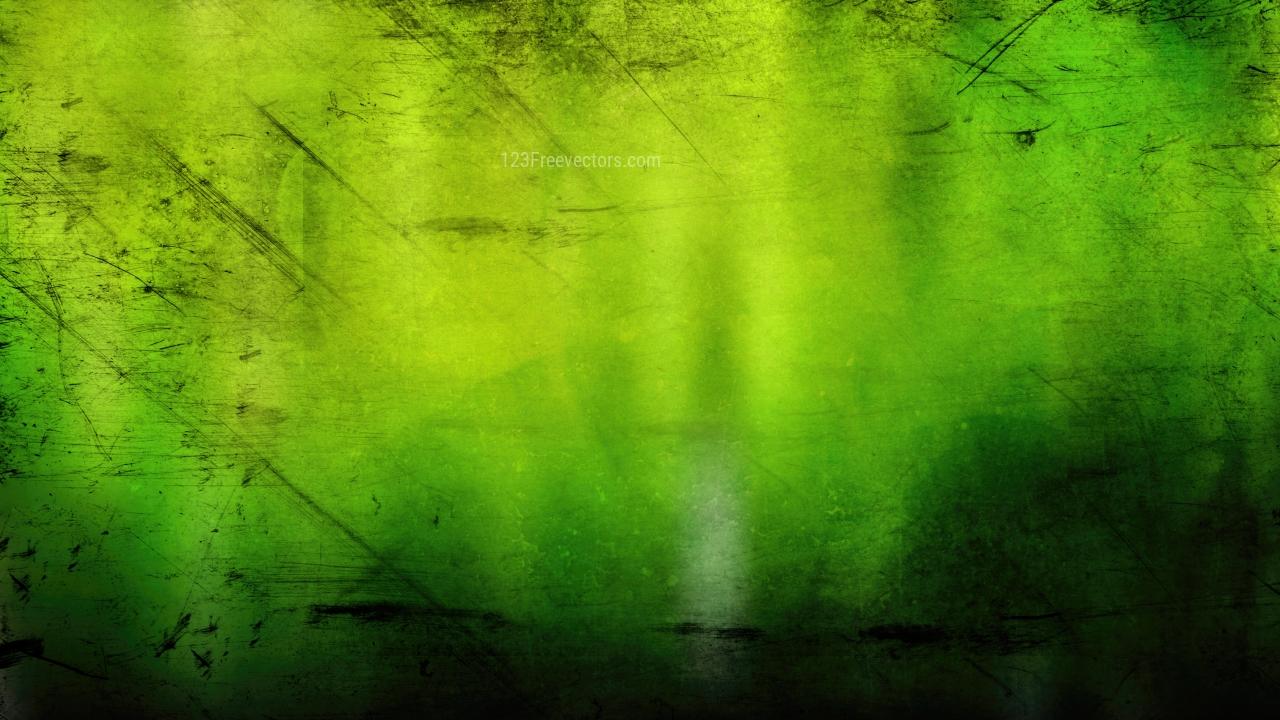 1280x720 Green and Black Grunge Texture Background Image