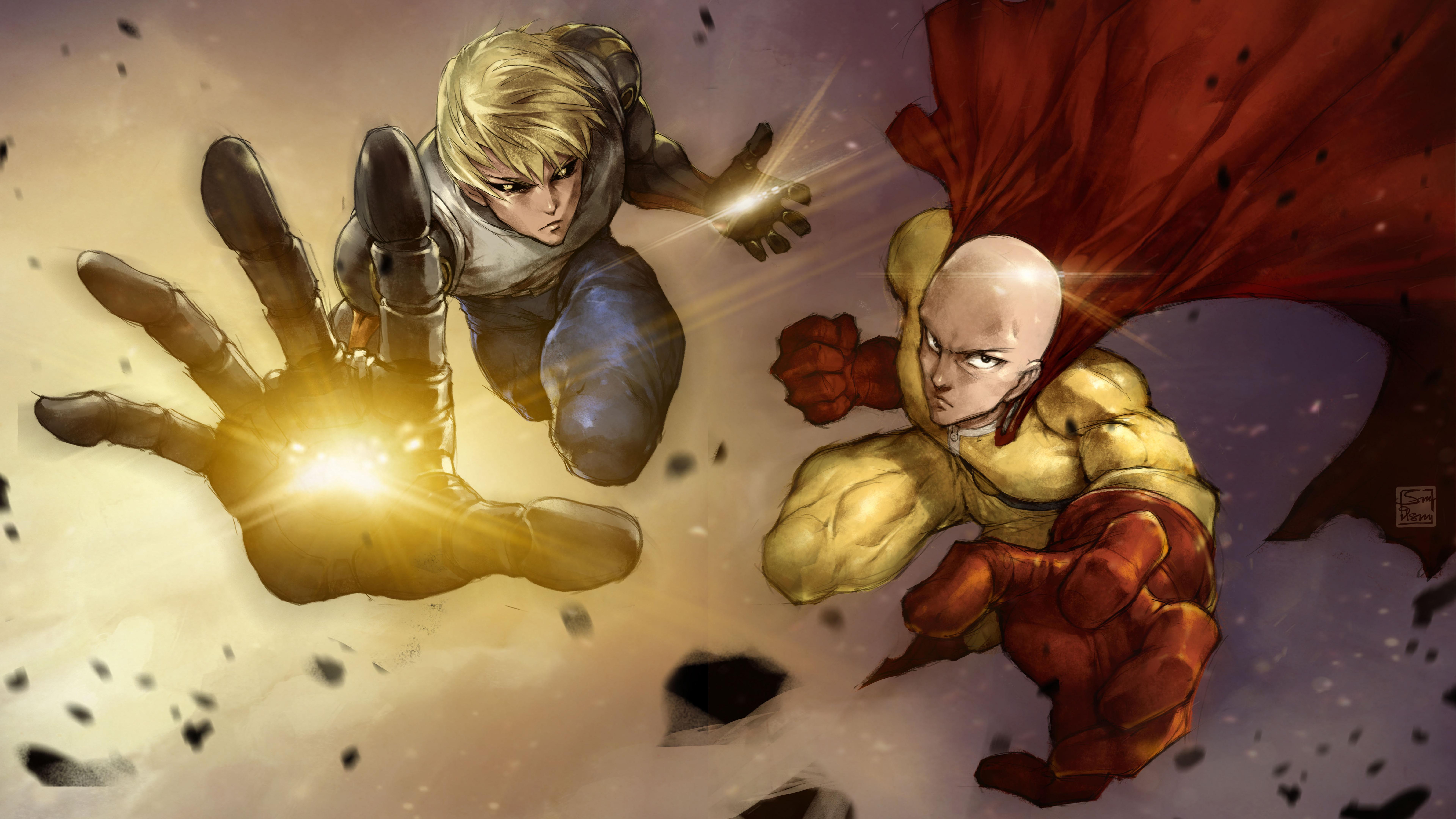 Genos One Punch Man 4K3840x2160 Wallpaper  One punch man anime One  punch man One punch