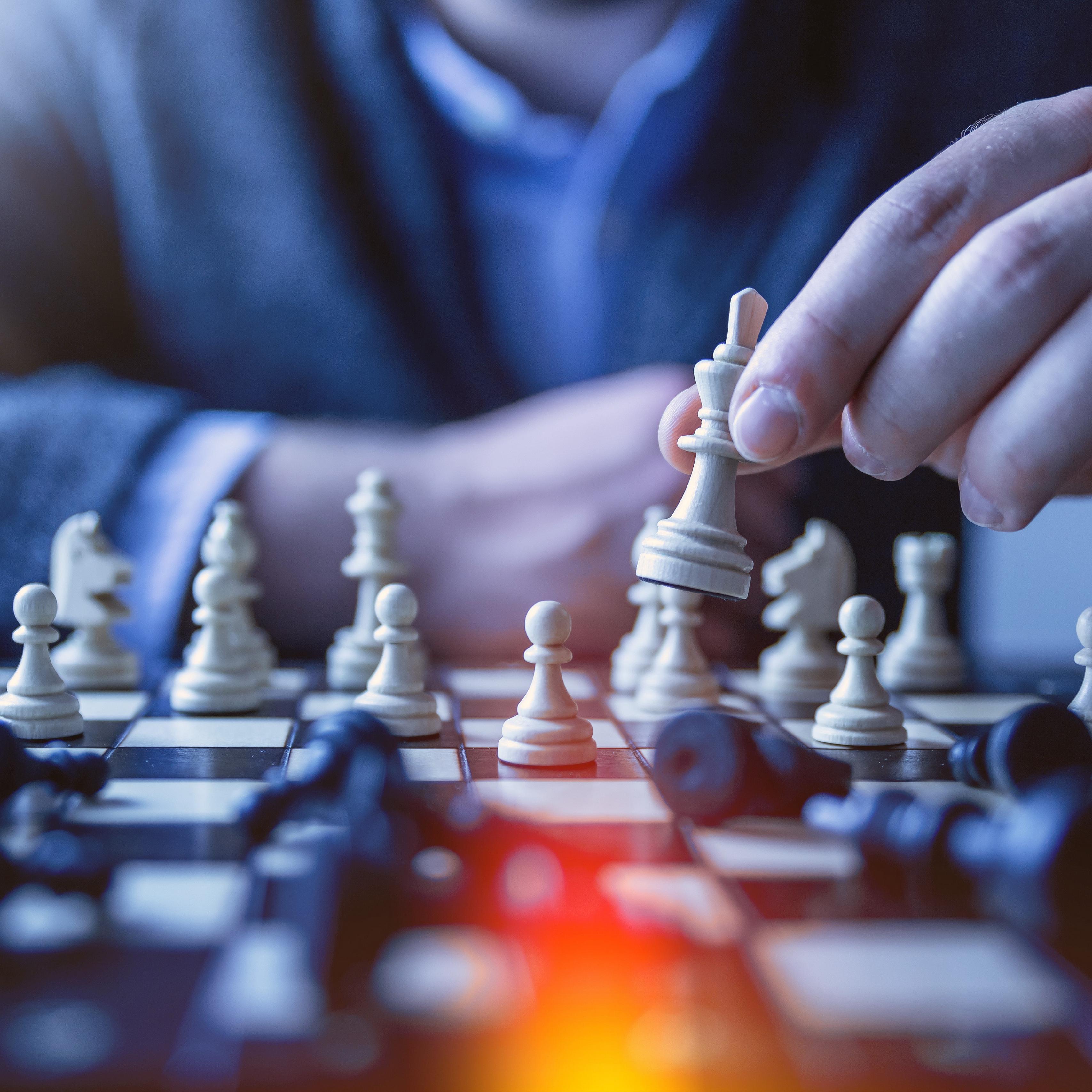 3415x3415 Wallpaper Chess, Pawn, Queen, Tactics