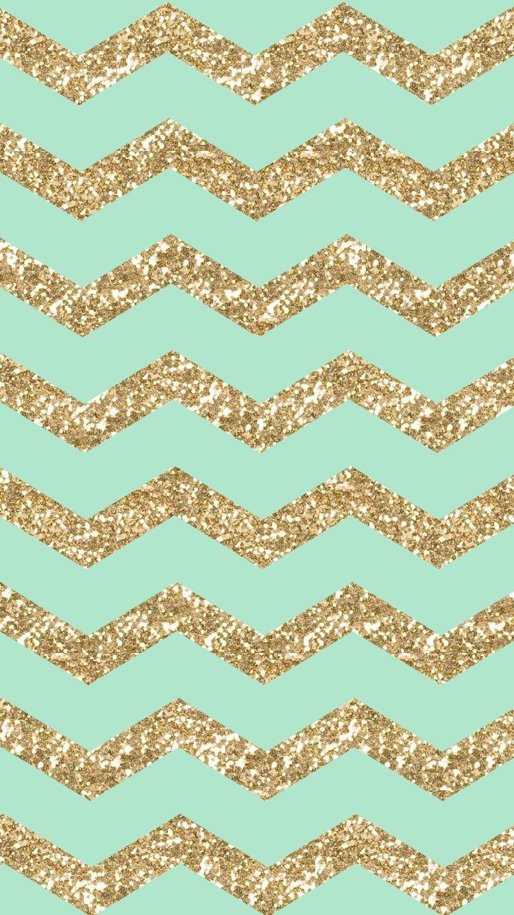 750x1334 Teal and Gold Glitter Wallpaper, HD Teal and Gold Glitter Background