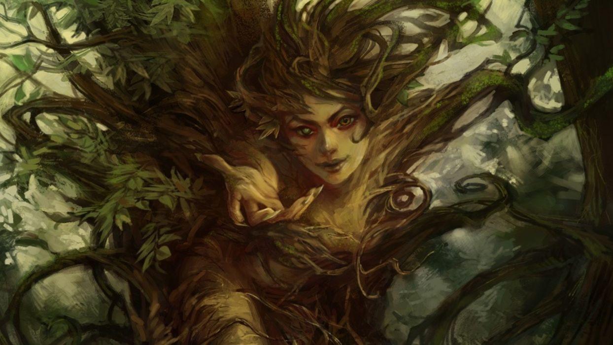 1244x700 Earth Elemental women girl wallpaperx1024