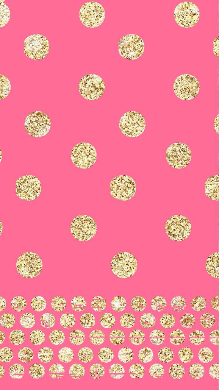 736x1310 18++ Coral Glitter iPhone Wallpaper