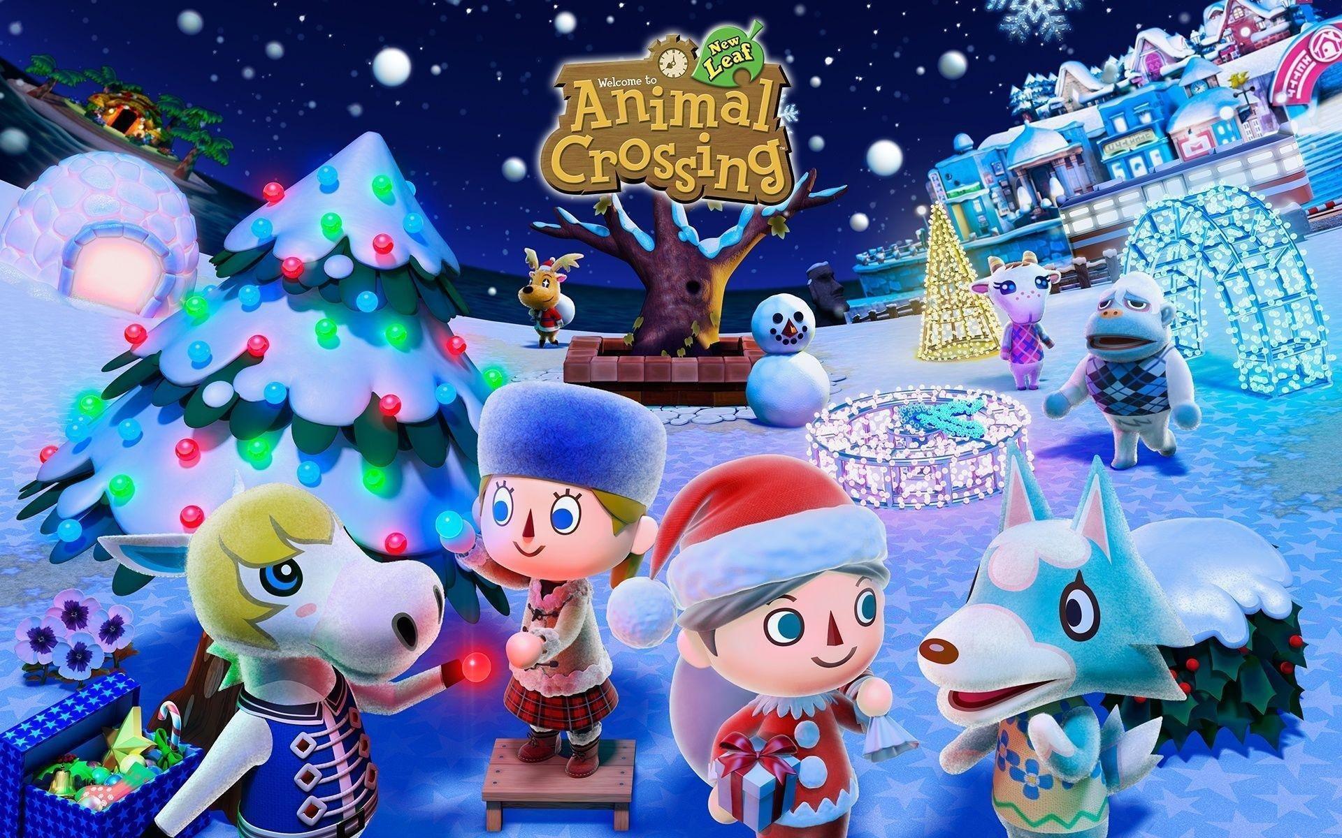 1920x1200 Animal Crossing: New Leaf Winter HD Wallpaper