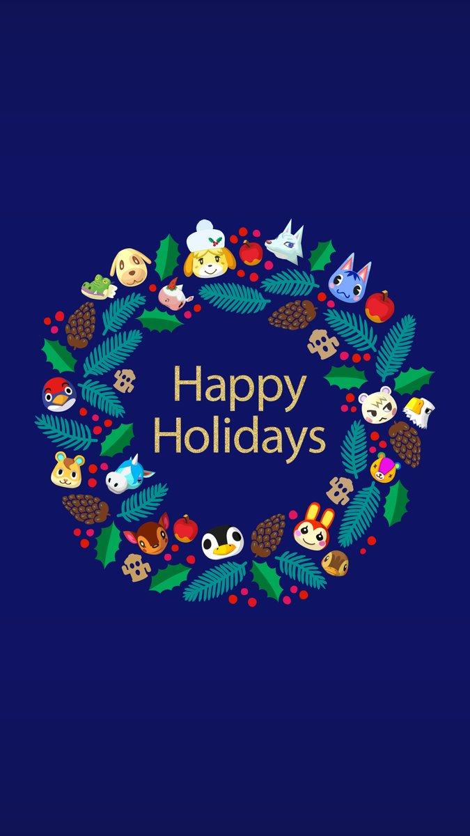 675x1200 Nintendo Shares New Animal Crossing Wallpaper For The Holidays News Boom