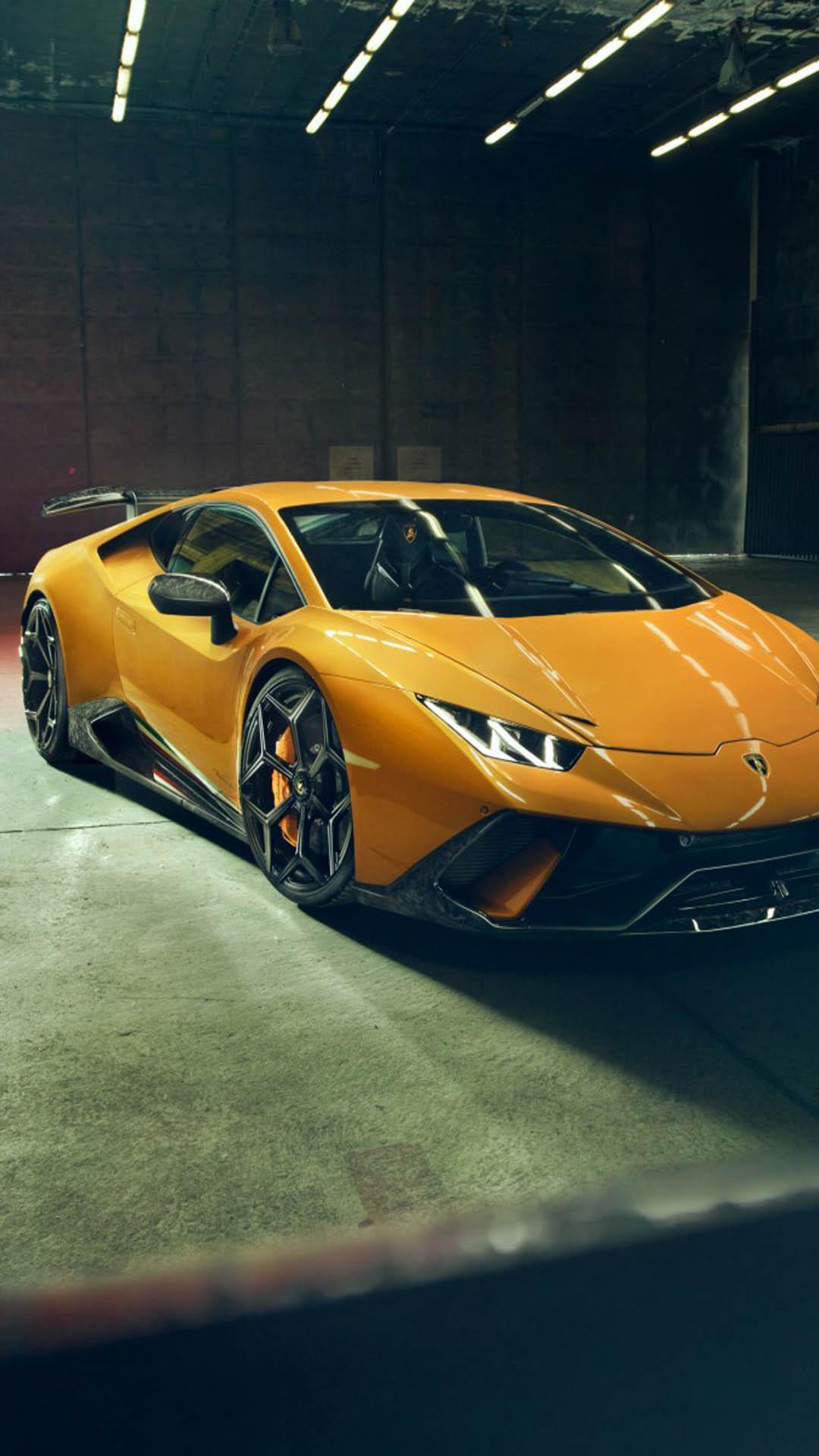 1080x1920 Yellow Lamborghini Huracan Performante 4K Ultra HD Mobile Wallpaper