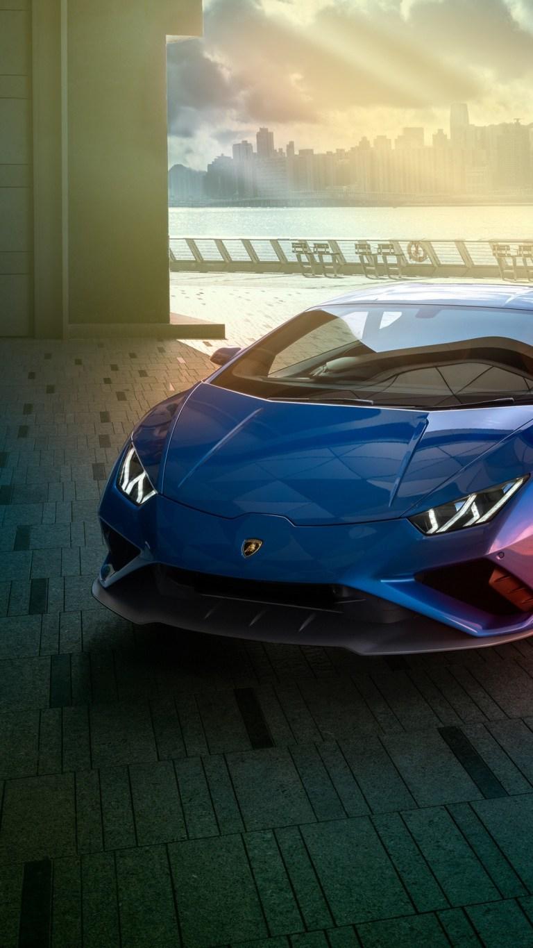 768x1365 Lamborghini Huracan Mobile Ultra HD 4K Wallpaper Download
