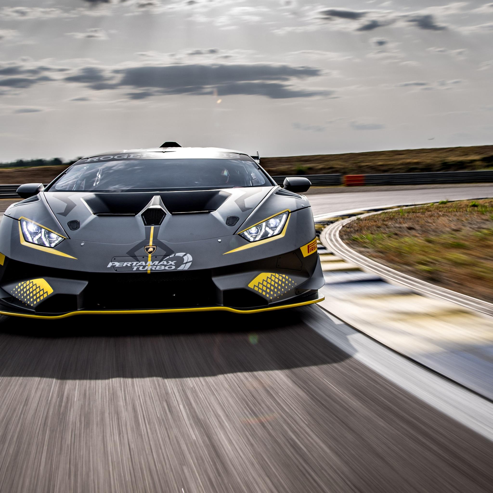 2048x2048 Wallpaper 4k 2018 Lamborghini Huracan Super Trofeo Evo 4K Wallpaper