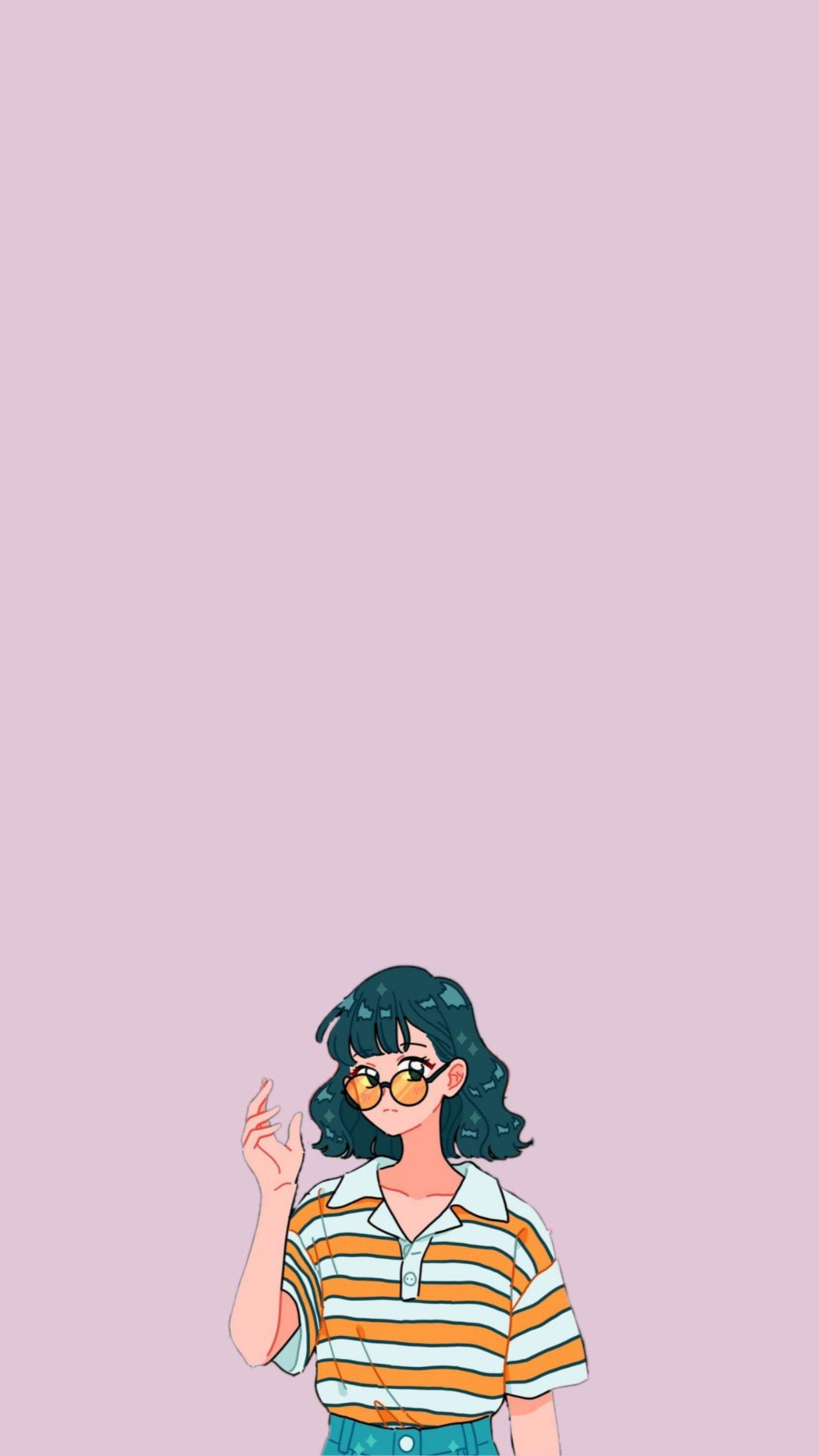 1242x2208 Aesthetic wallpaper. Pink wallpaper background, Aesthetic wallpaper, Art wallpaper