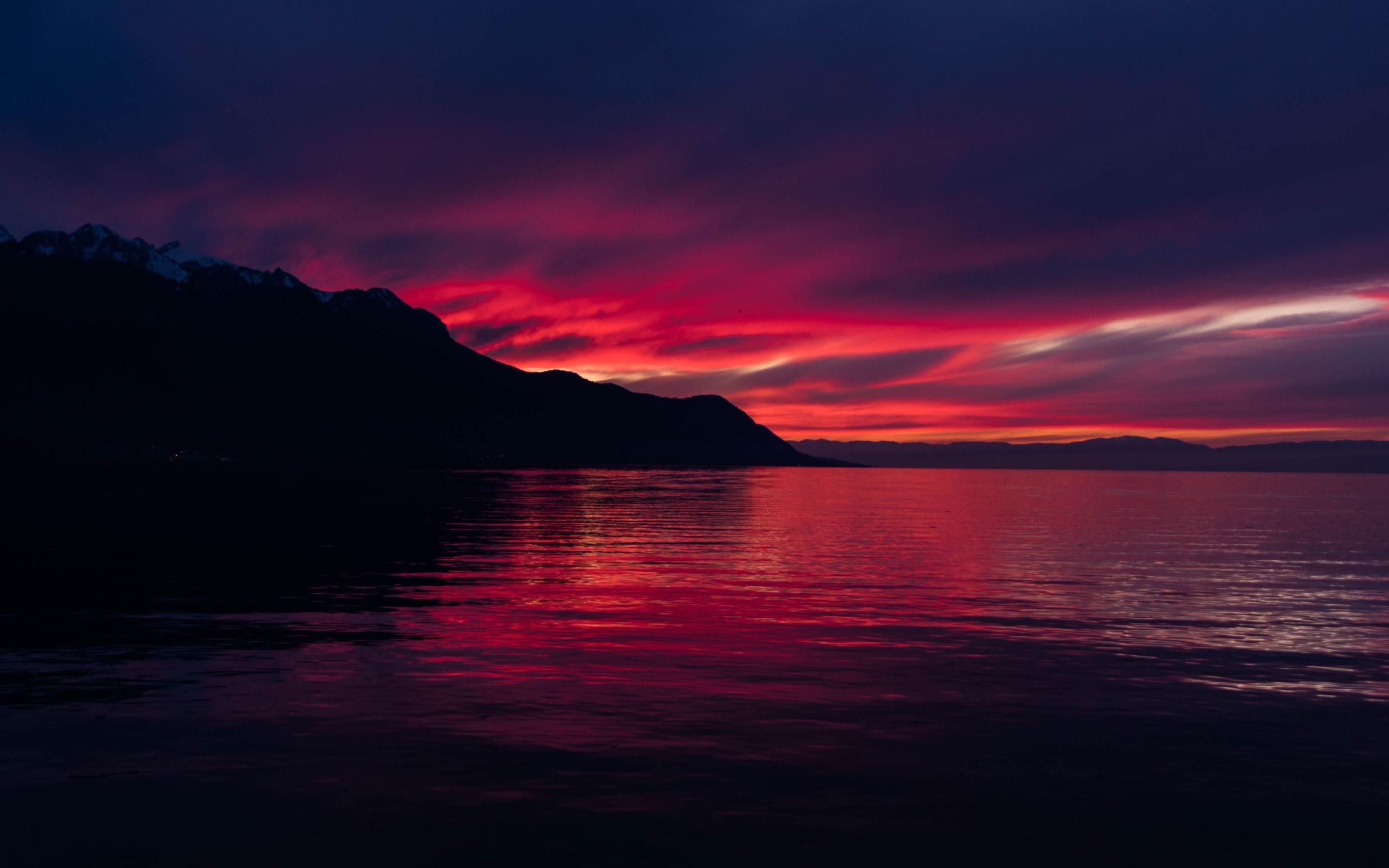 2880x1800 4K Dark Sunset Macbook Pro Retina Wallpaper, HD Nature 4K Wallpaper, Image, Photo and Background