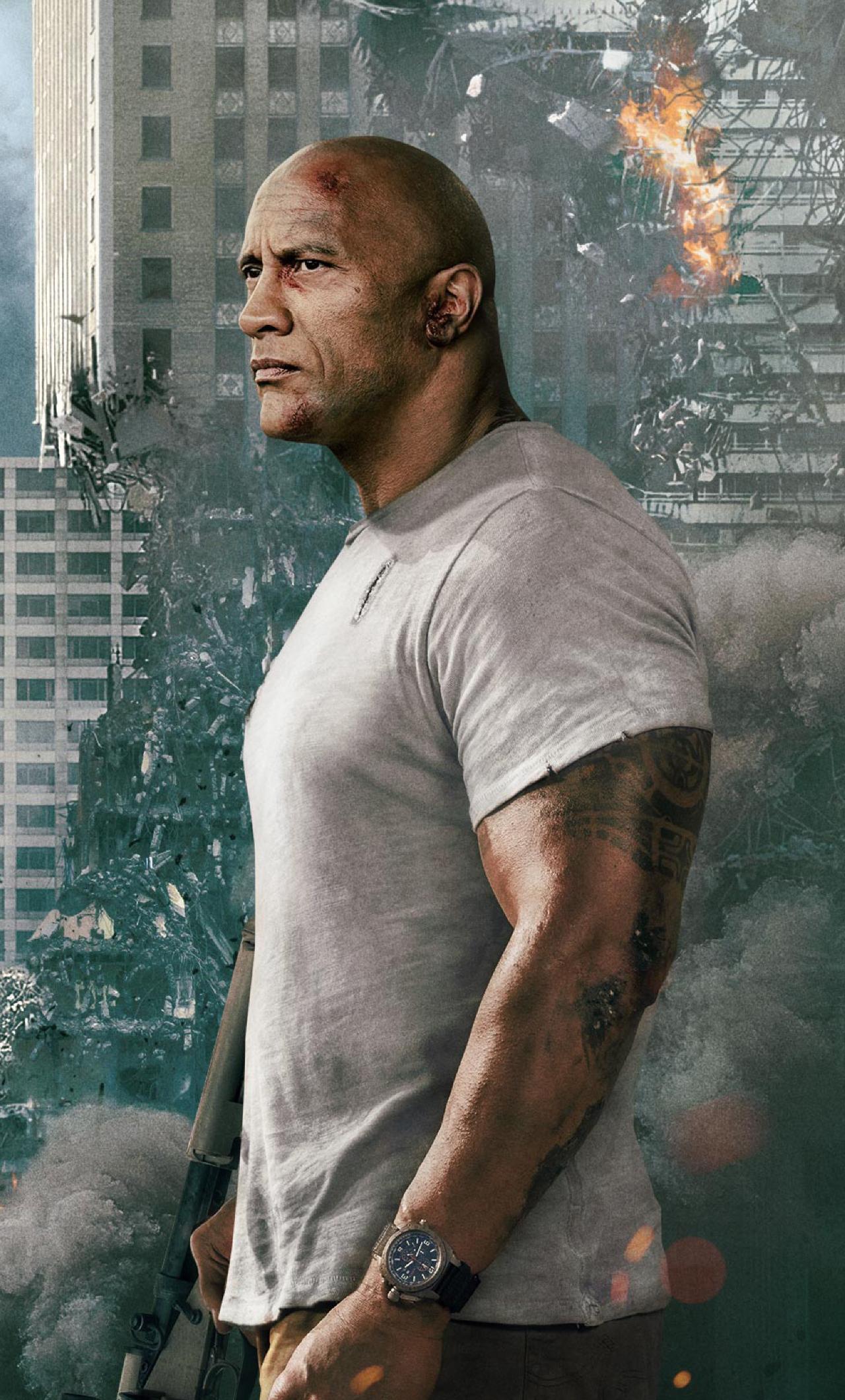 1280x2120 Dwayne Johnson HD iPhone Wallpaper