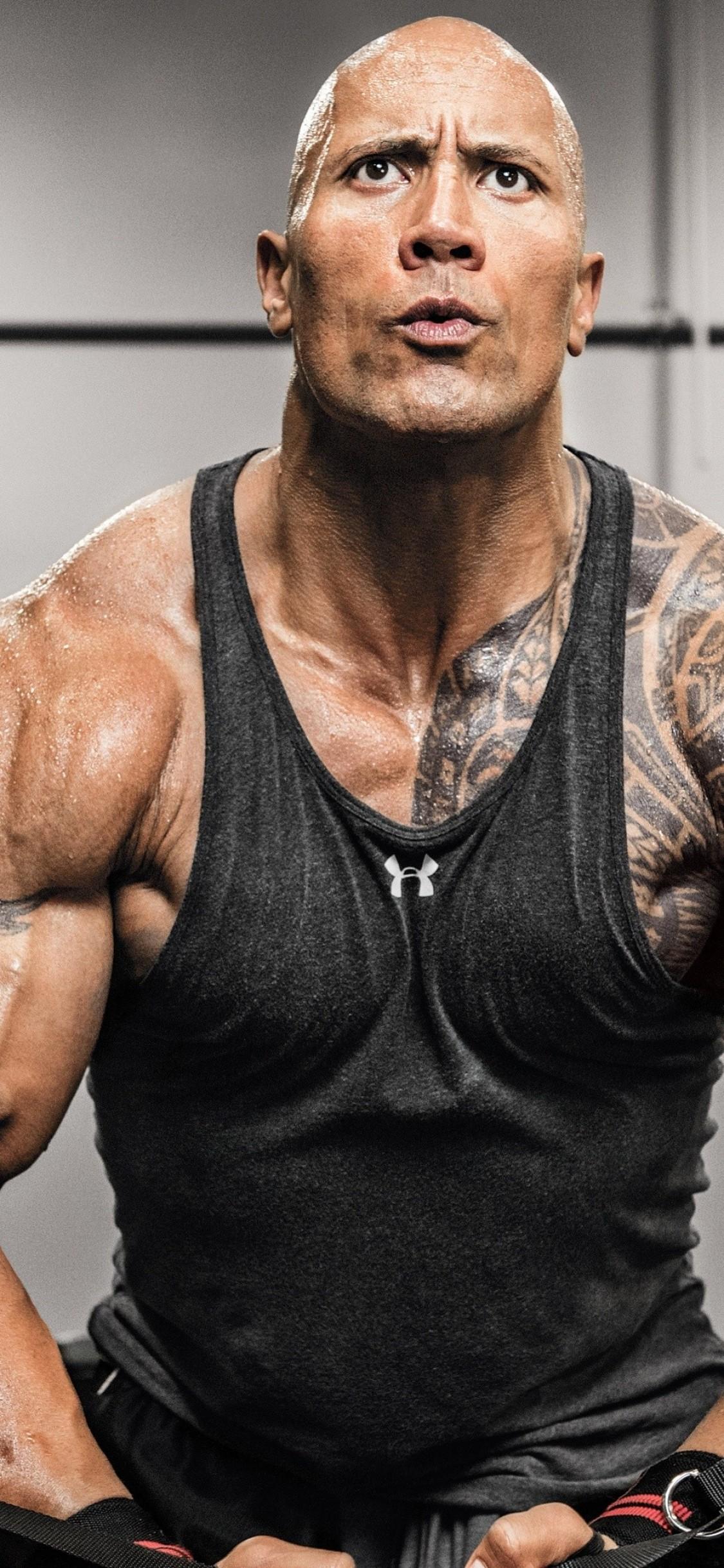 1125x2436 Dwayne Johnson iPhone X Wallpaper Download