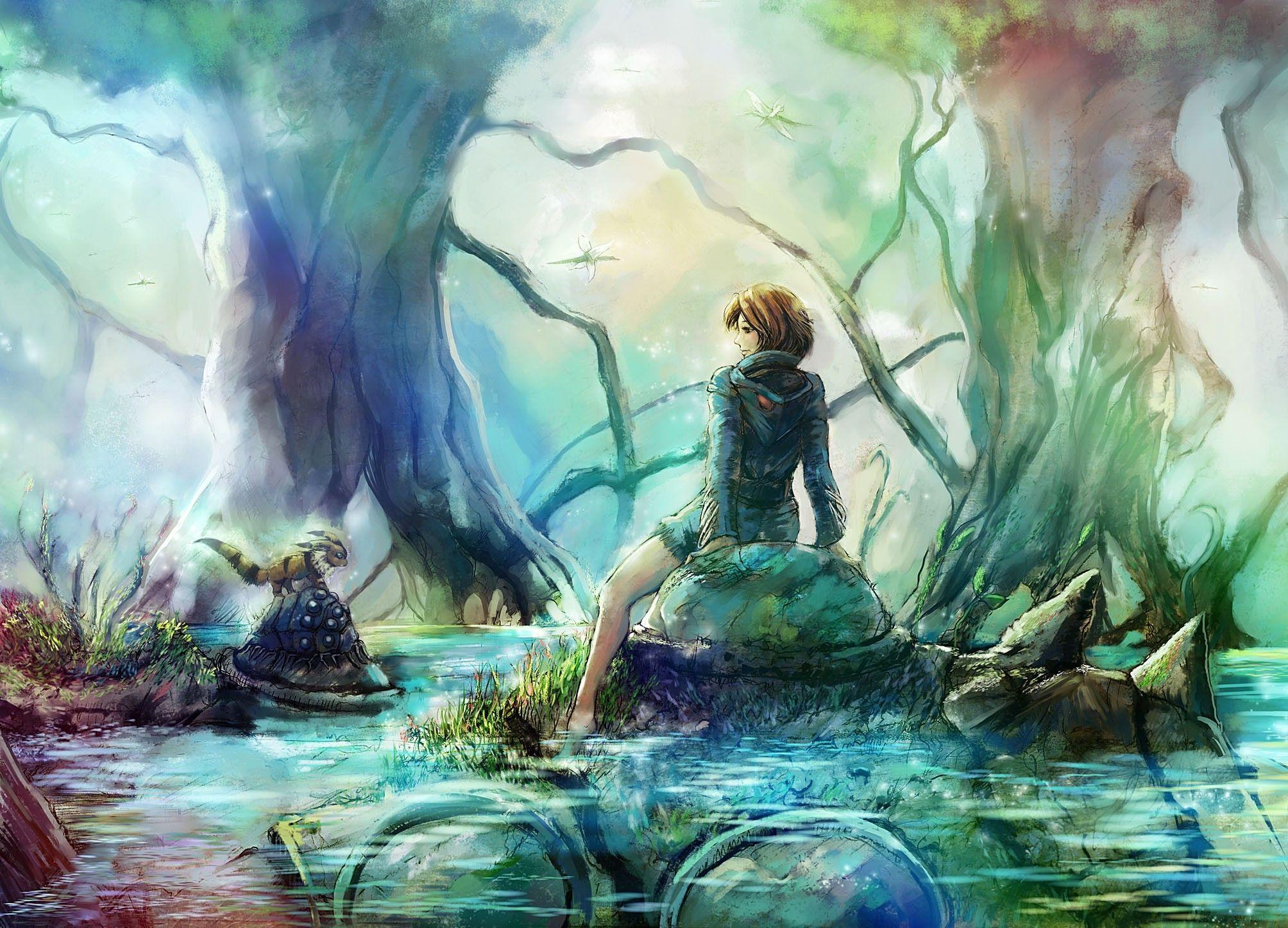 2008x1446 Hayao Miyazaki Wallpaper