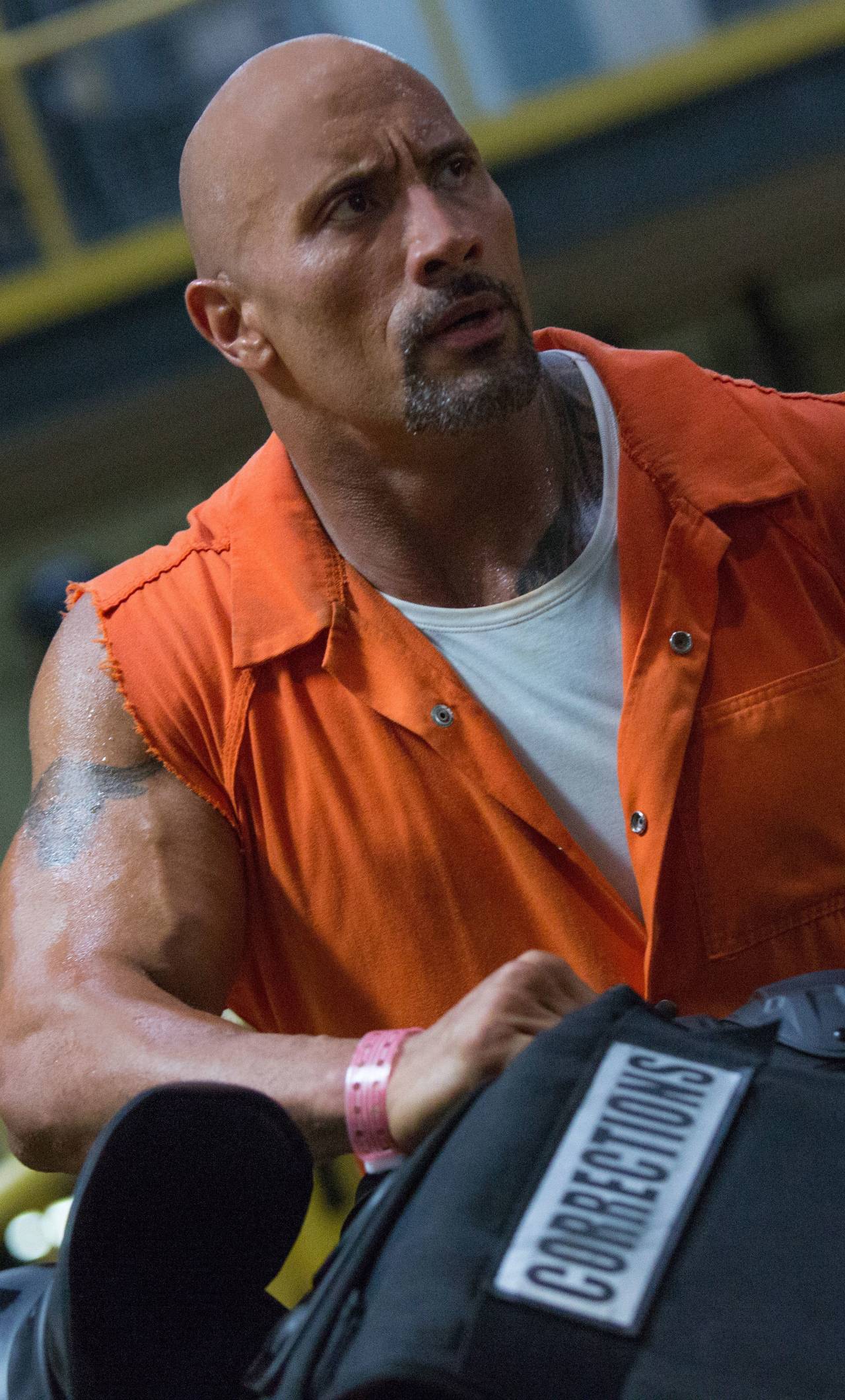 1280x2120 Dwayne Johnson The Rock Fast Furious 8 Bald iPhone 6 plus Wallpaper, HD Movies 4K Wallpaper, Image, Photo and Background
