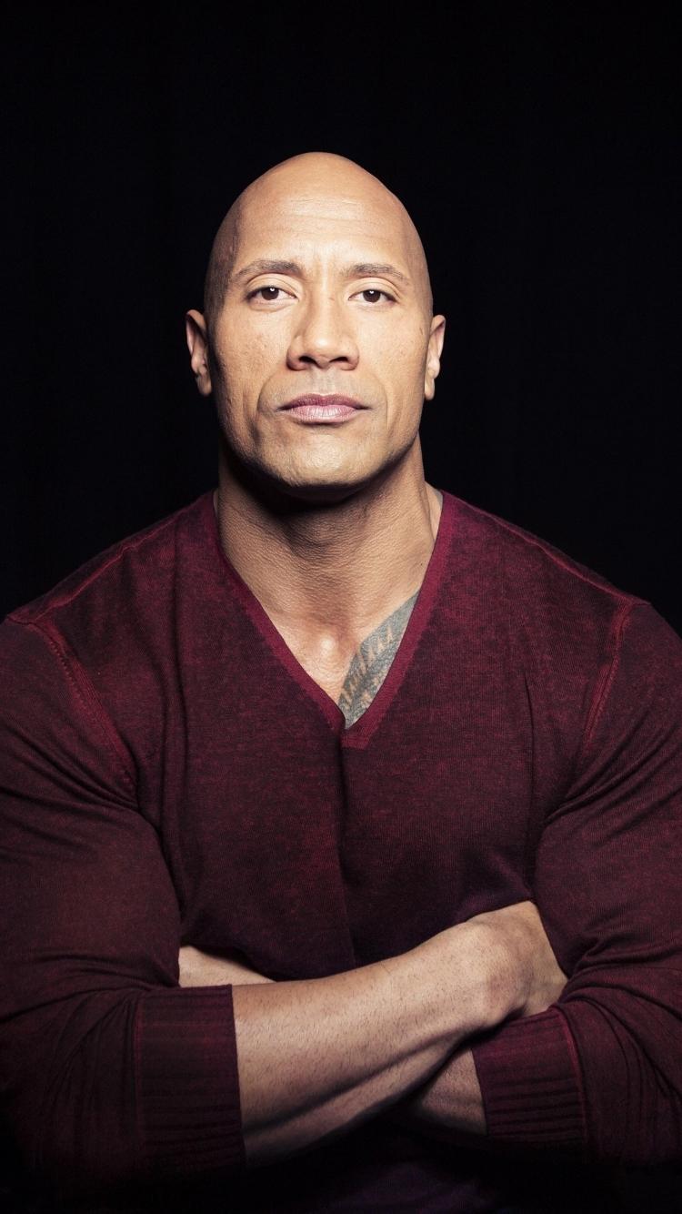 750x1334 Download 750x1334 wallpaper celebrity, crossed arms, dwayne johnson, iphone iphone 750x1334 HD image, background, 23890