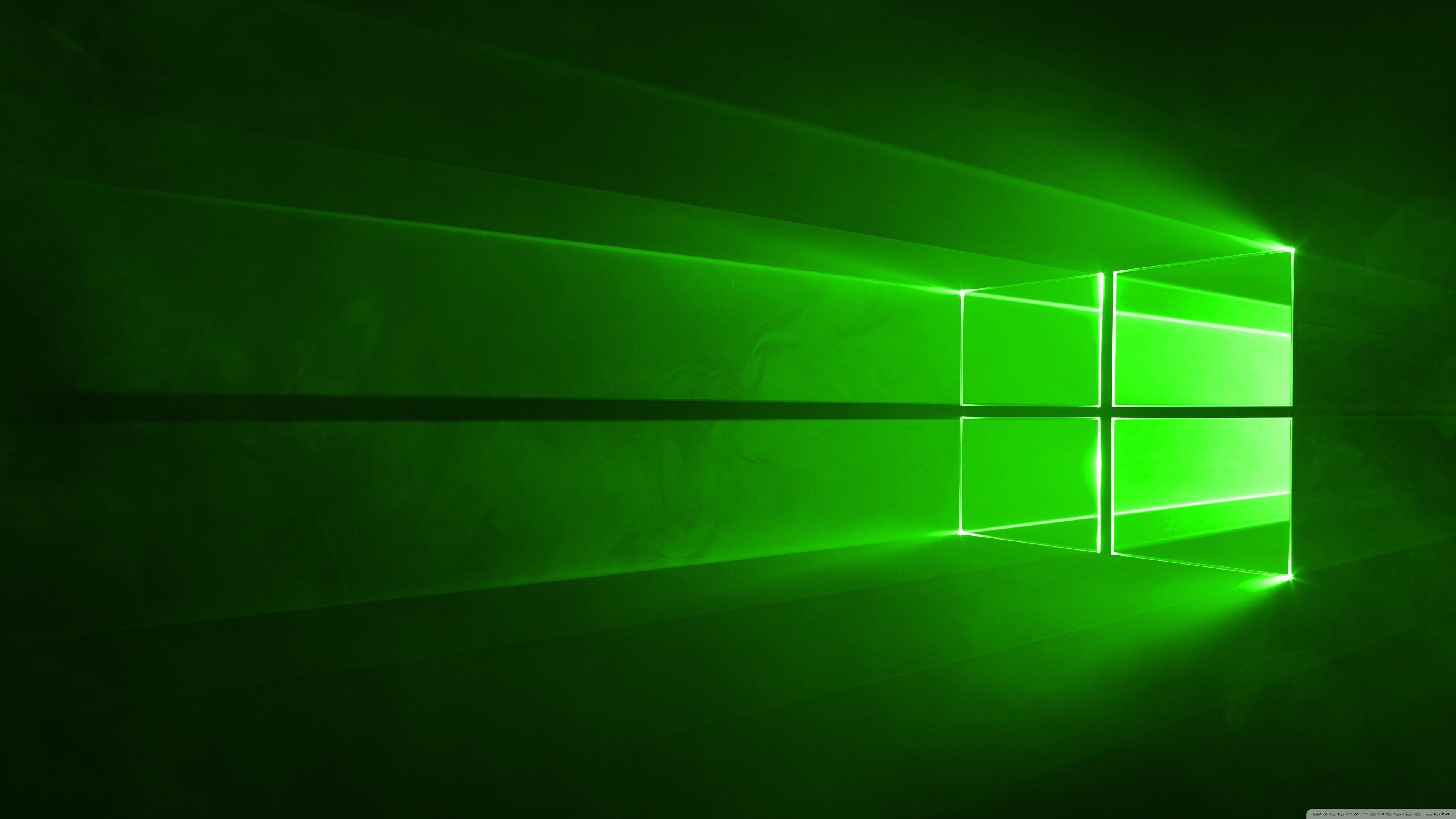 3840x2160 Windows 10 Green ❤ Hình nền máy tính để bàn HD 4K cho • Wide & Ultra