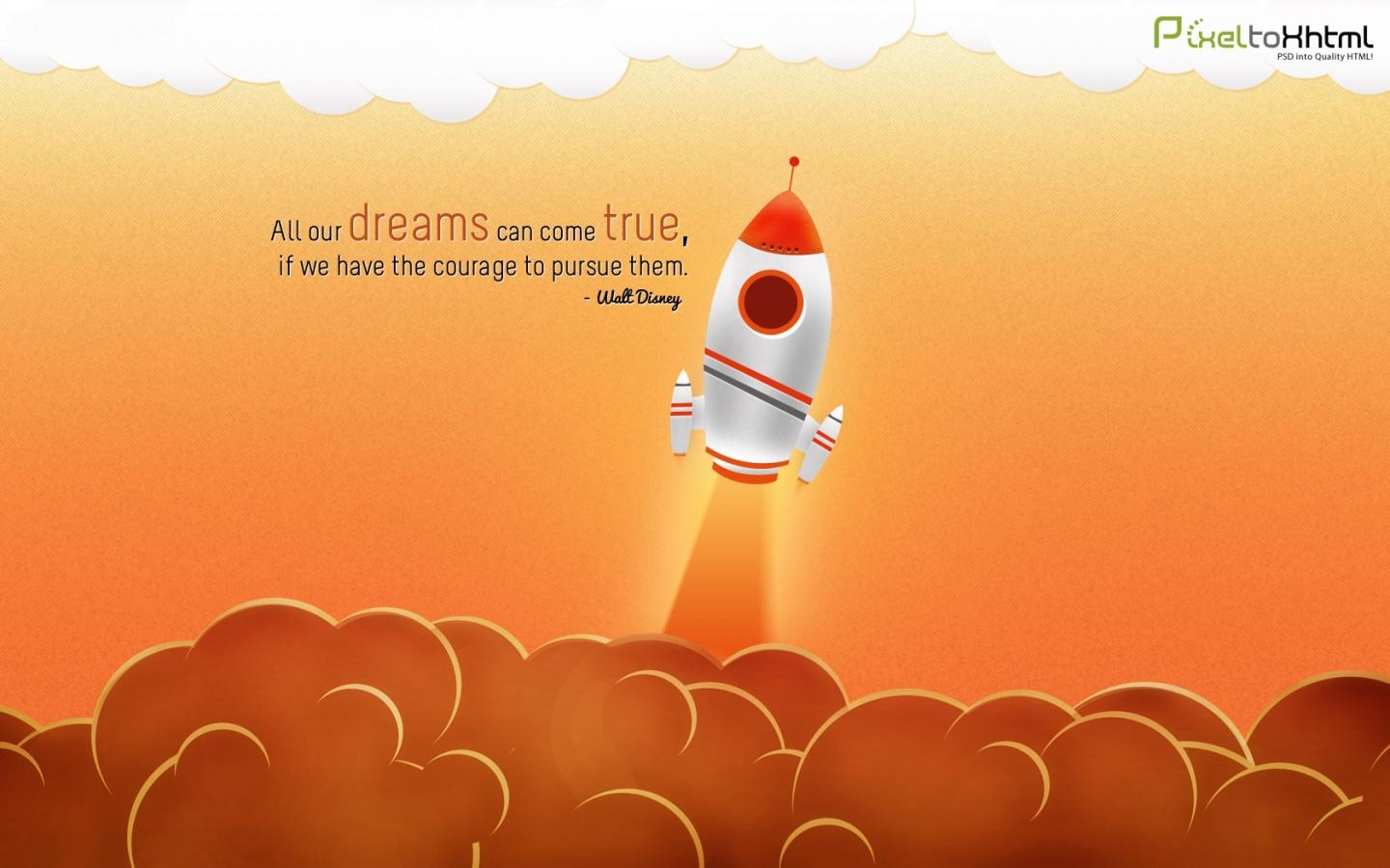 1440x900 Dreams Come True Wallpaper in jpg format for free download