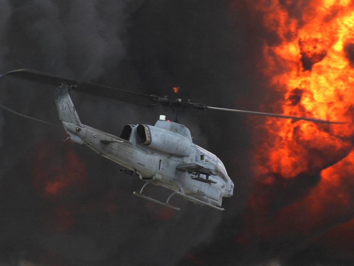 1152x864 American Military Helicopter Wallpaper