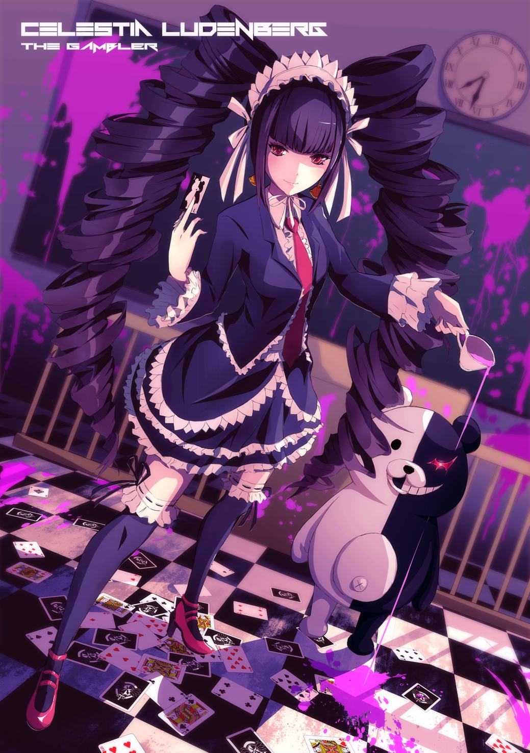 1039x1476 Celestia Ludenberg Ronpa Fan Art