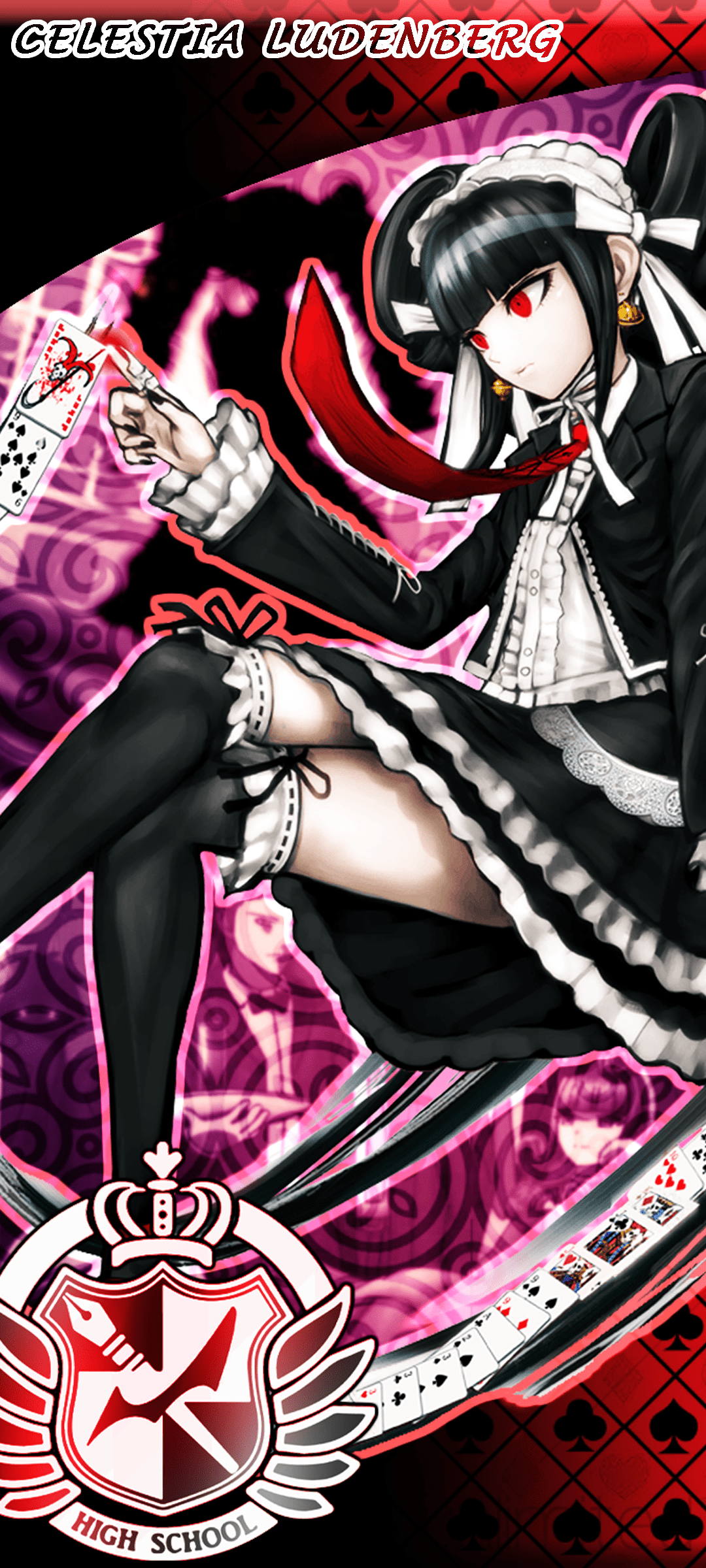 1080x2400 Celes phone wallpaper I forgot to finish until now: danganronpa