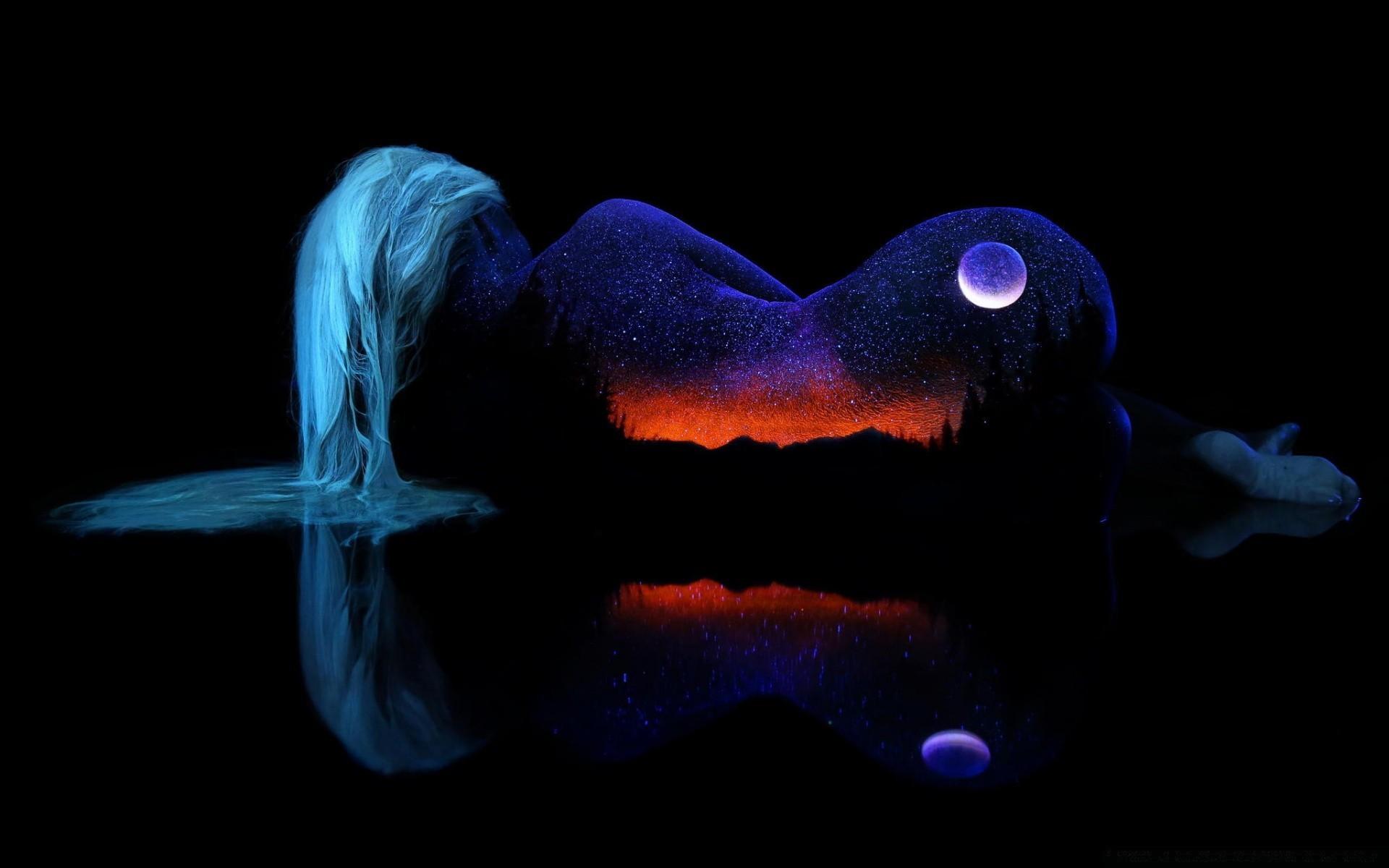 1920x1200 Space Girl
