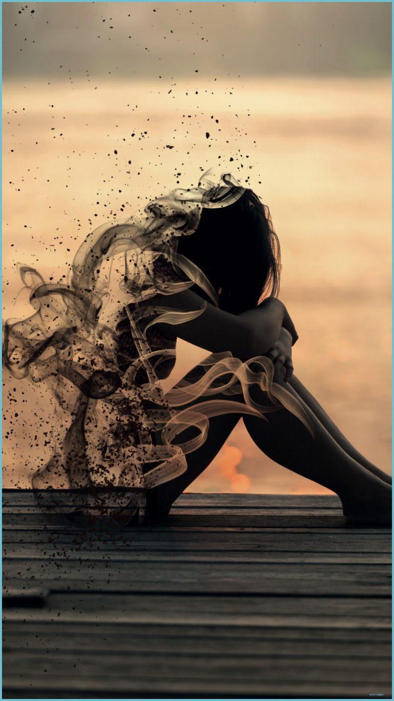 768x1366 Girl Sad Wallpaper Free Girl Sad Background