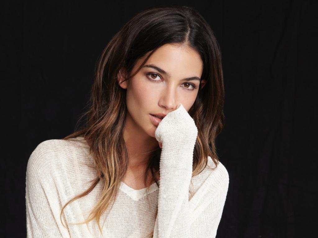 1024x768 Desktop wallpaper lily aldridge, sweater, photohoot, HD image, picture, background, ea9a98