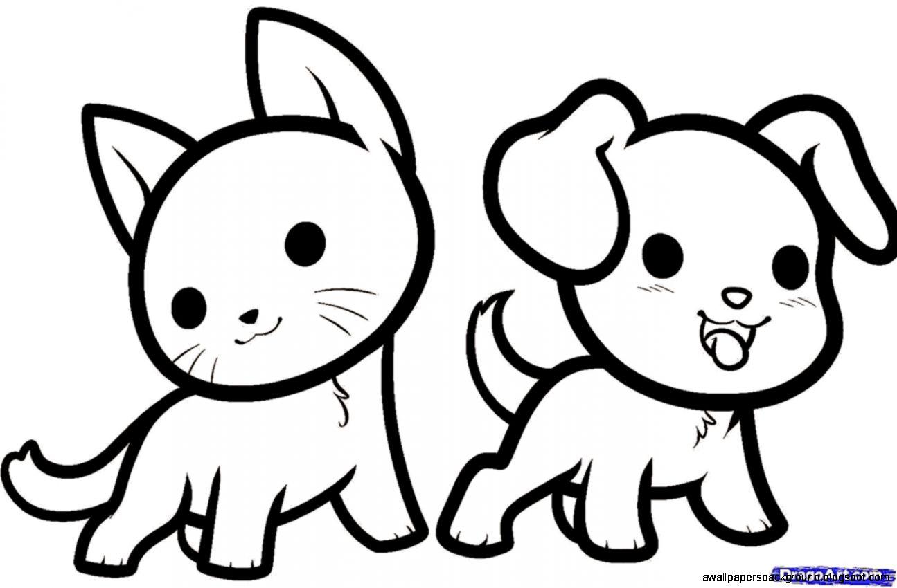 1295x850 Easy Cute Animal Drawings