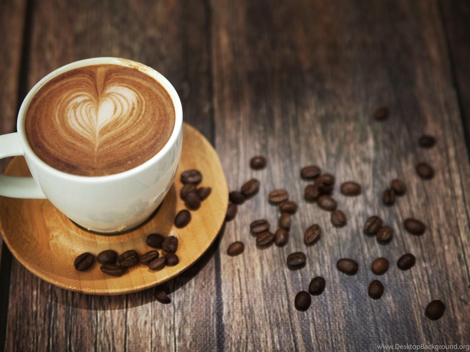 1600x1200 Coffee Cup Foam Drink Coffee Beans Wood Desktop Wallpaper By. Desktop Background