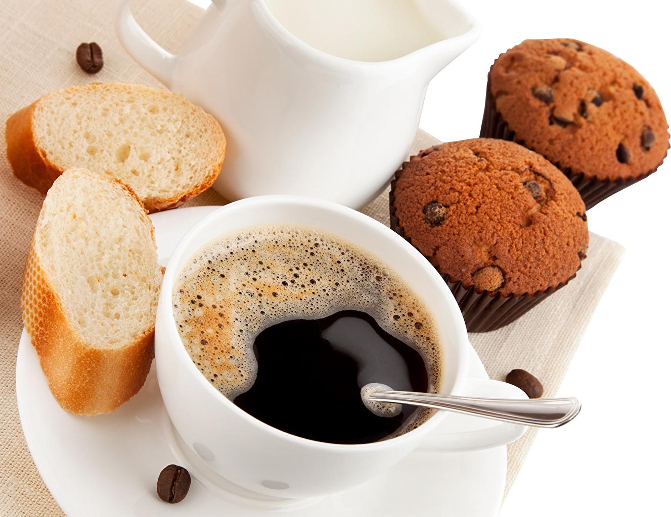 1327x1024 Wallpaper Coffee Cup Food Little cakes Drinks