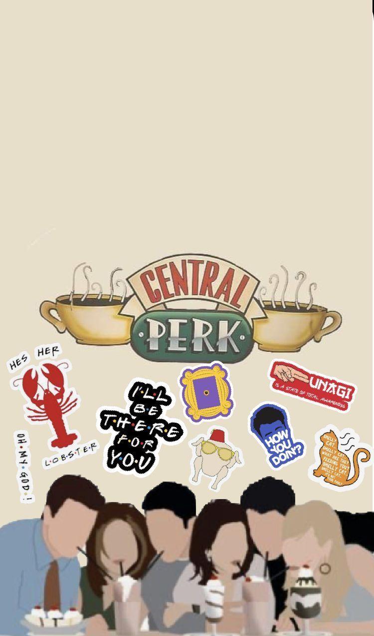 750x1273 Friends V2 Whackhim Digital Download iPhone MacBook TV Wallpaper 3 Wallpaper Art & Collectibles Digital
