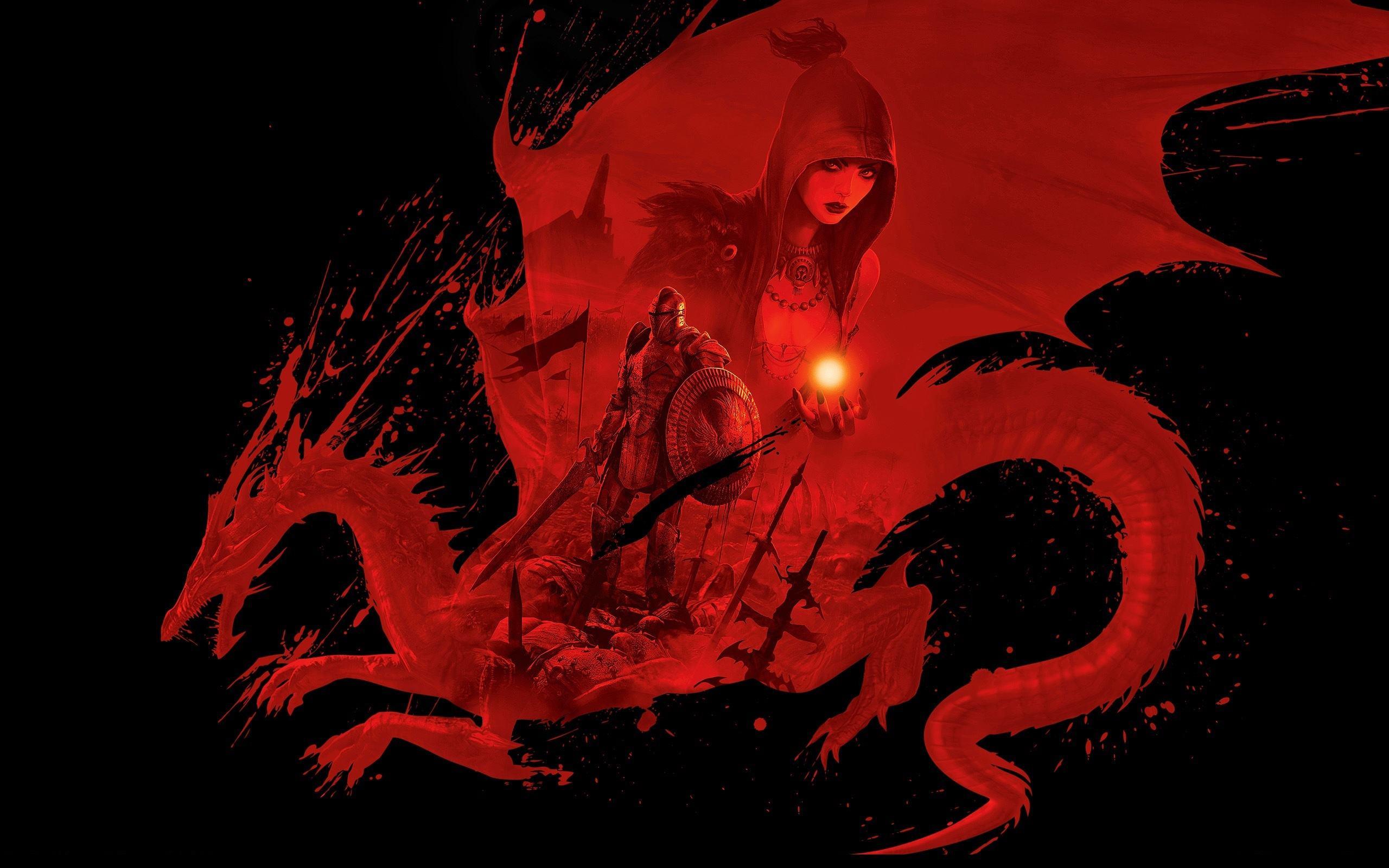 2560x1600 Download Wallpaper Dragon Age Origins (dragon, Red, Dragon Age) Fo 2560x1600 :
