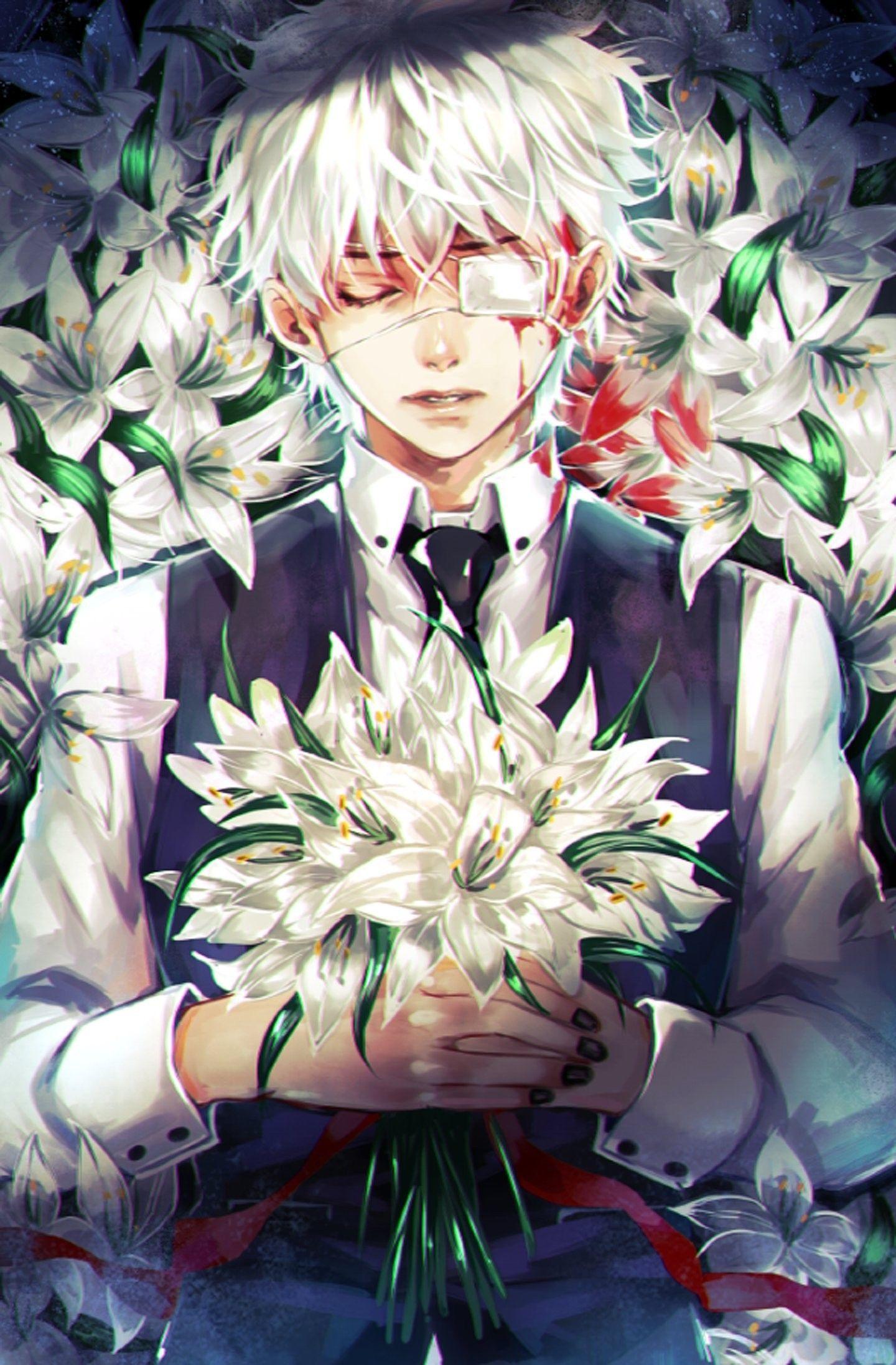 1440x2193 Lovely Anime Flower Wallpaper. Tokyo ghoul, Tokyo ghoul anime, Tokyo ghoul cosplay