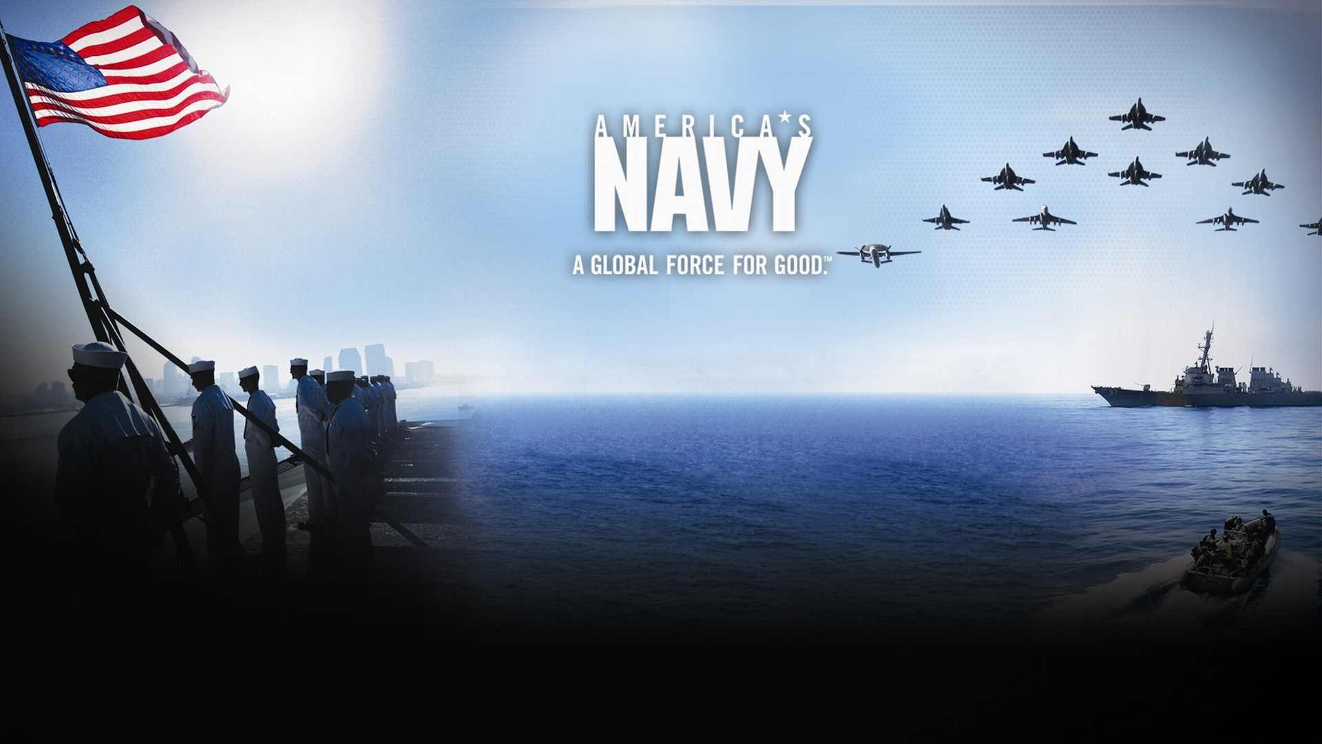 1920x1080 Navy Wallpaper Desktop Background
