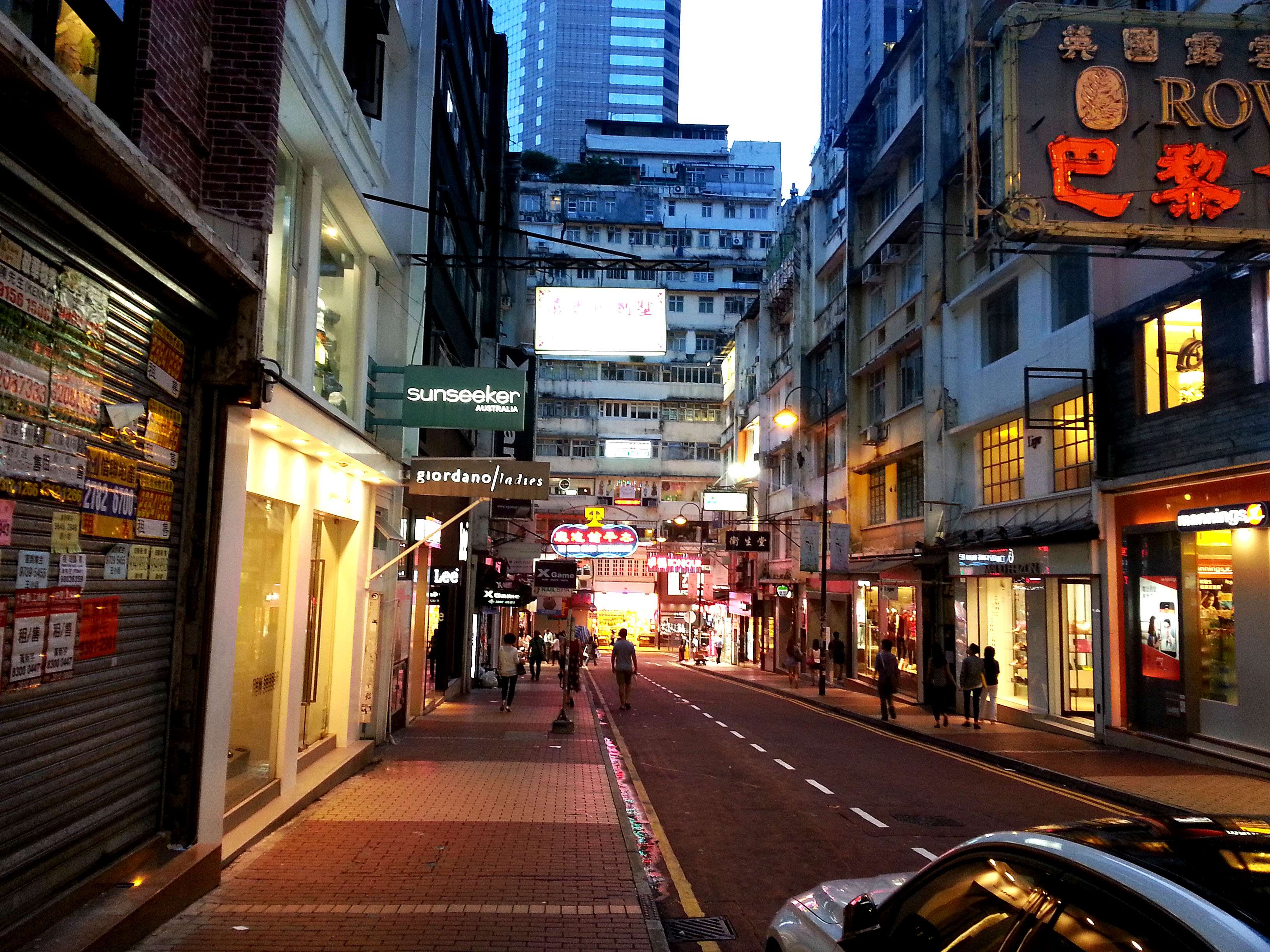 3264x2448 asia, china, hongkong, neon lights, street wallpaper