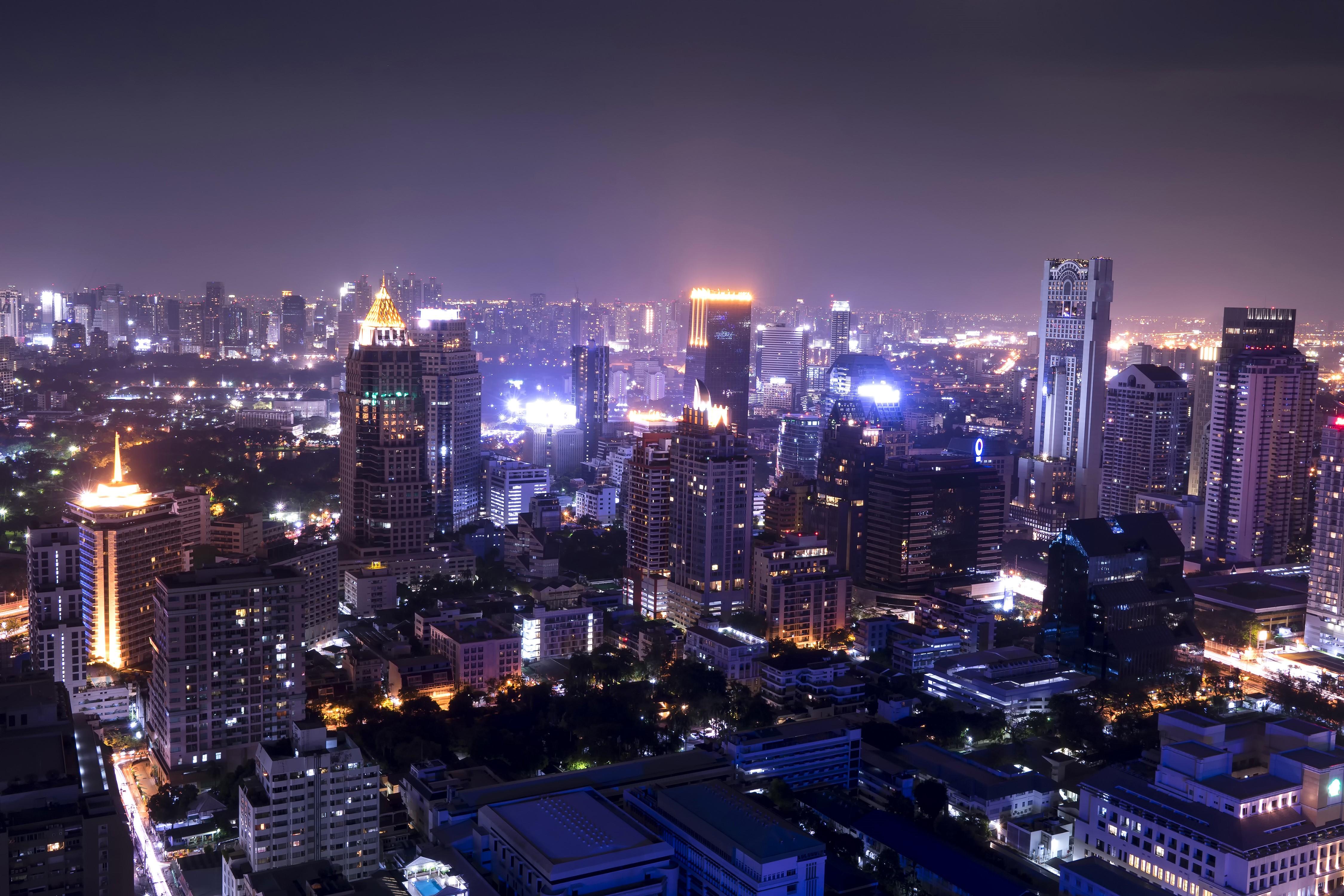 4500x3001 4K, Johannesburg, South Africa, Houses, Megapolis, Night. Mocah HD Wallpaper